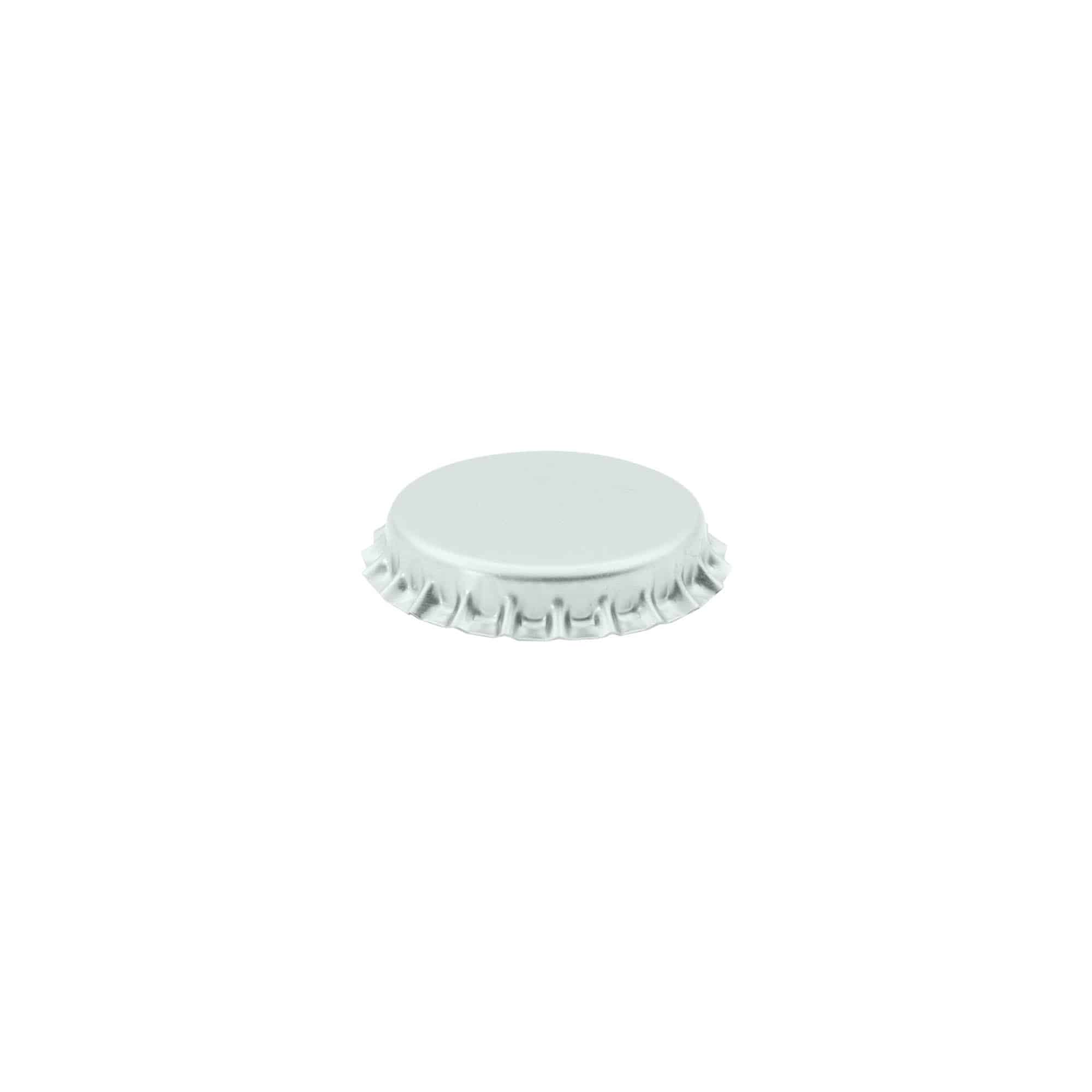 29 mm-es fém kupak, ezüst színű