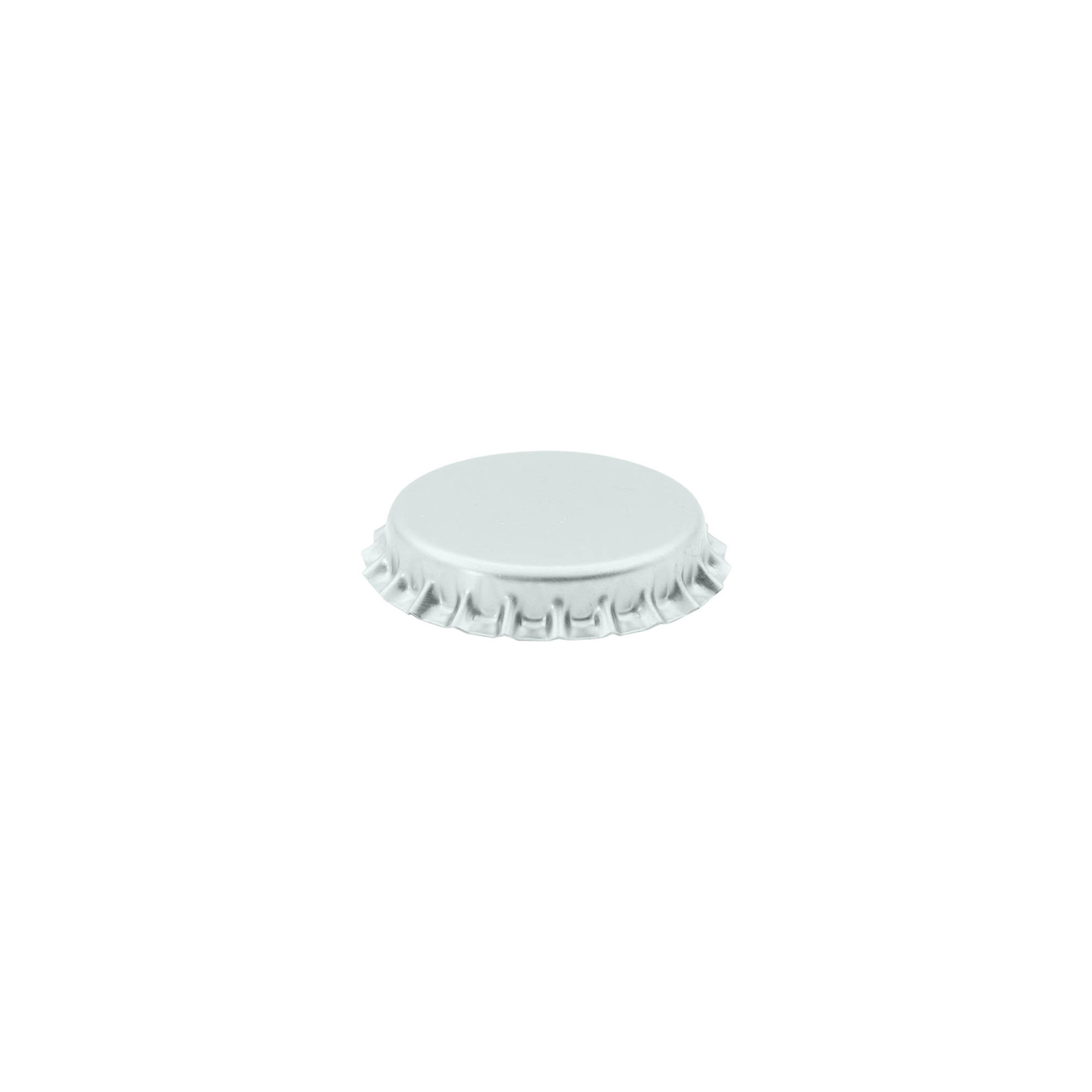 29 mm-es fém kupak, ezüst színű 29 mm-es fém kupak, ezüst színű