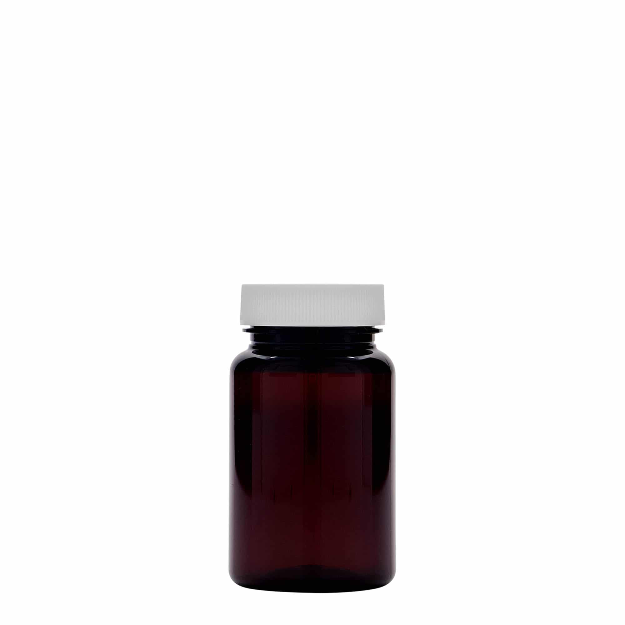 75 ml-es PET-flakon, műanyag, barna, szájnyílás: 38/400