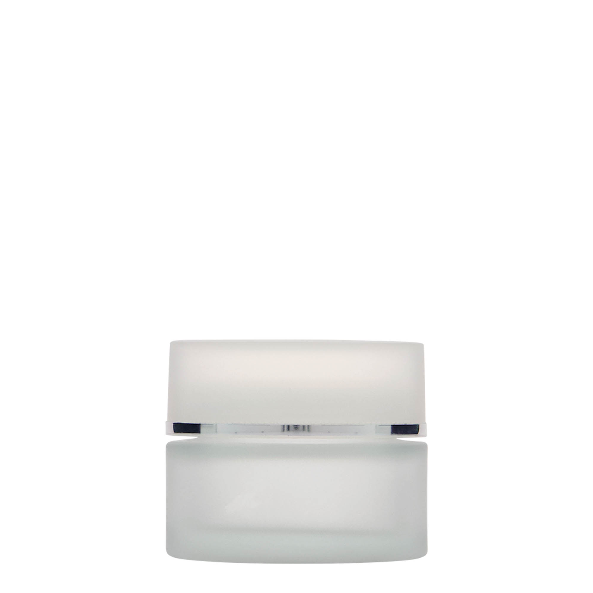 50 ml tégely 'Platin Edition', üveg, jegesített, nyílás: csavarzár