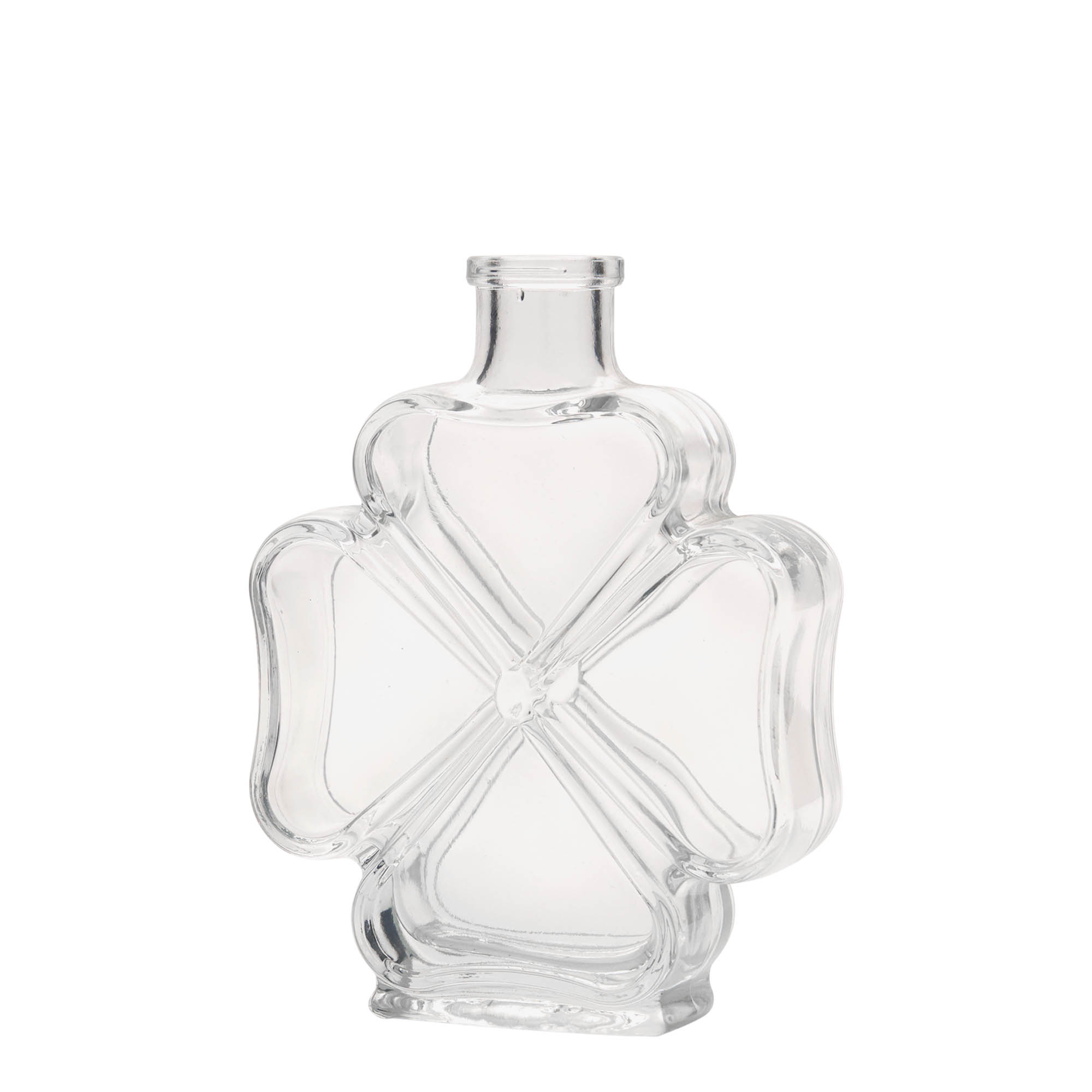 200 ml üveges palack 'Háromlevelű lóhere', nyílás: parafa