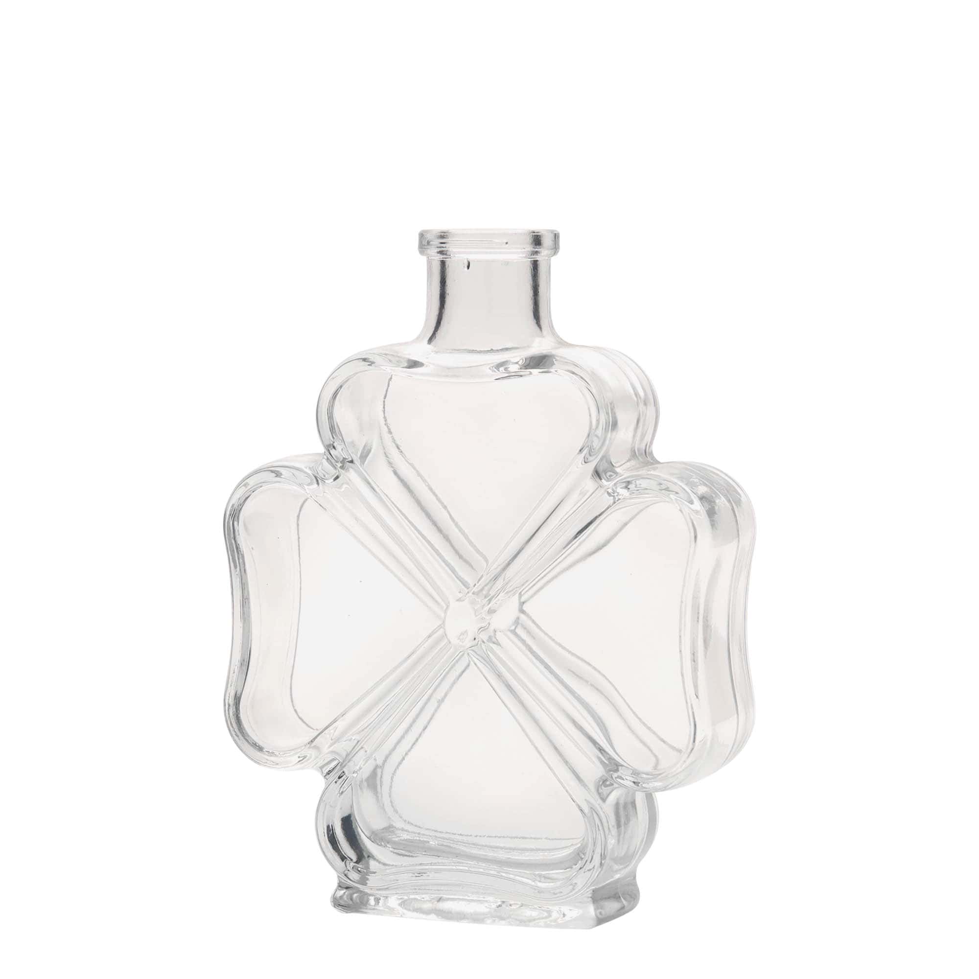 200 ml üveges palack 'Háromlevelű lóhere', nyílás: parafa 200 ml üveges palack 'Háromlevelű lóhere', nyílás: parafa