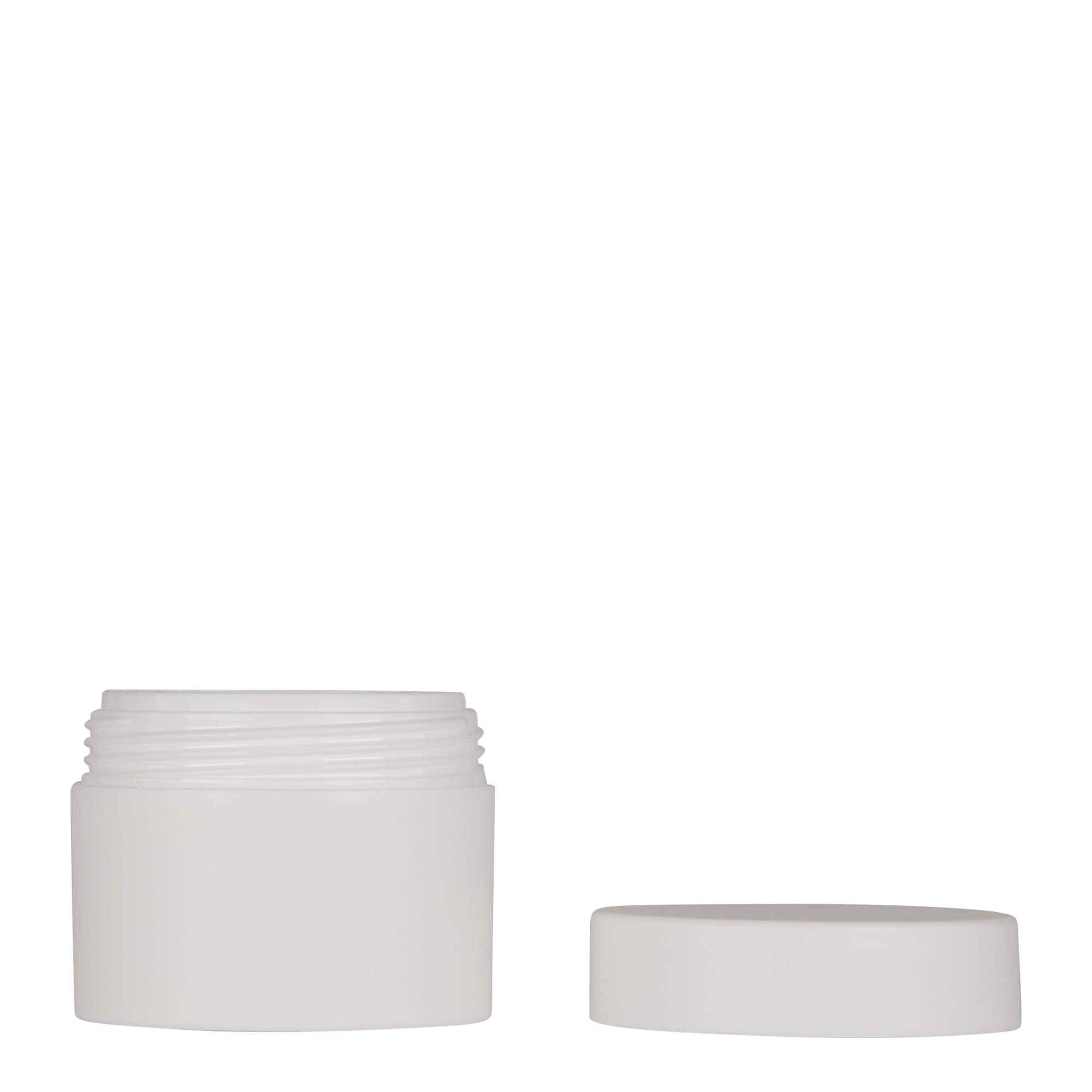 50 ml műanyag doboz 'Antonella', PP, fehér, nyílás: csavarzár 50 ml műanyag doboz 'Antonella', PP, fehér, nyílás: csavarzár