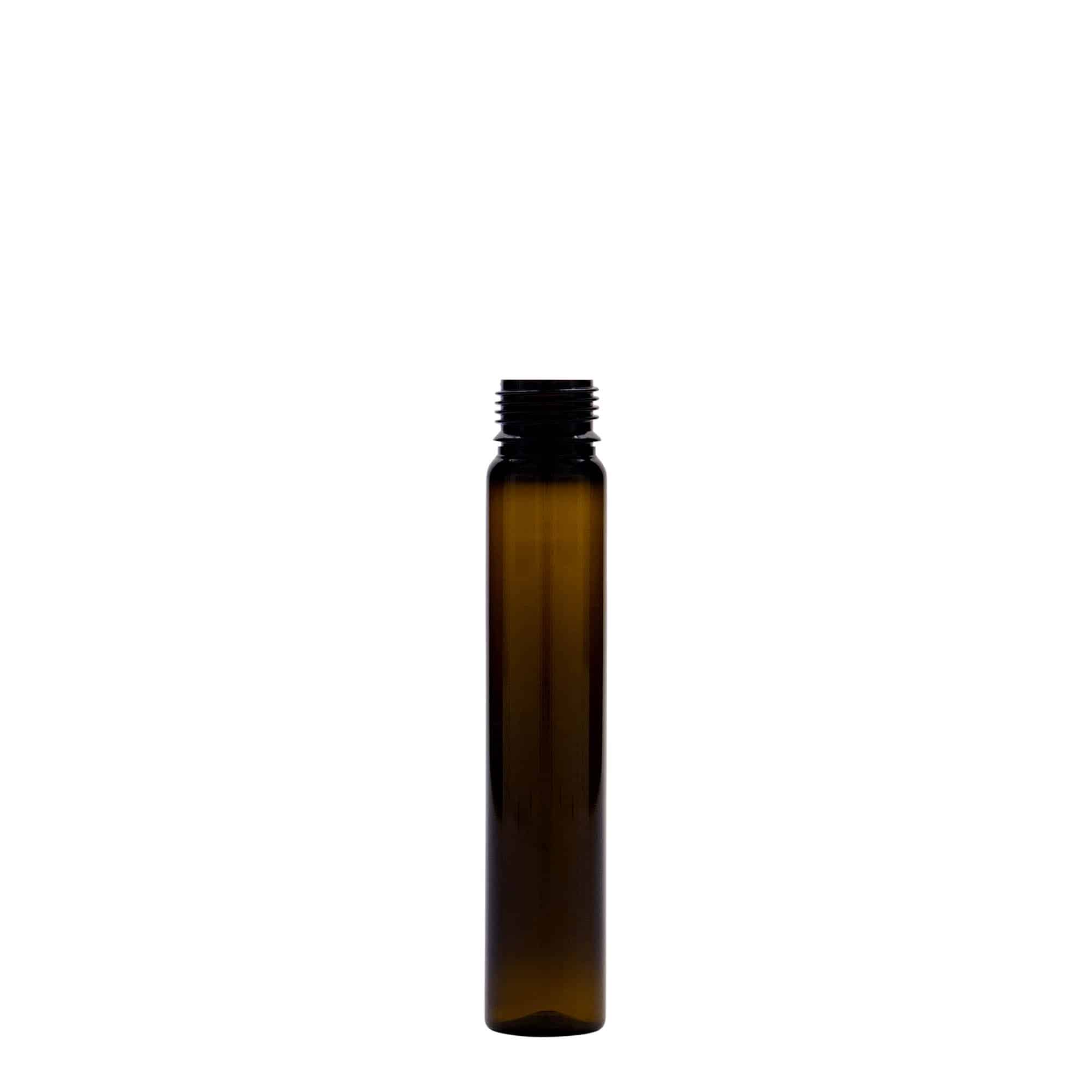 25 ml-es PET-cső, műanyag, barna, szájnyílás: csavaros kupak 25 ml-es PET-cső, műanyag, barna, szájnyílás: csavaros kupak