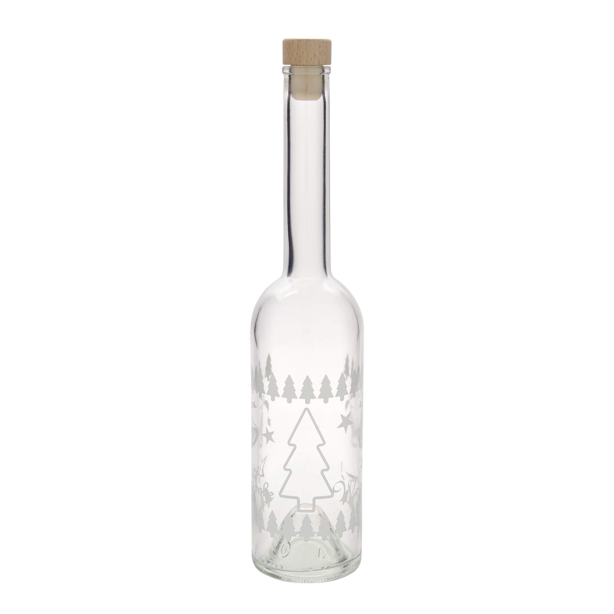500 ml üvegpalack 'Opera', motívum: Klasszikus karácsony, nyílás: parafa 500 ml üvegpalack 'Opera', motívum: Klasszikus karácsony, nyílás: parafa