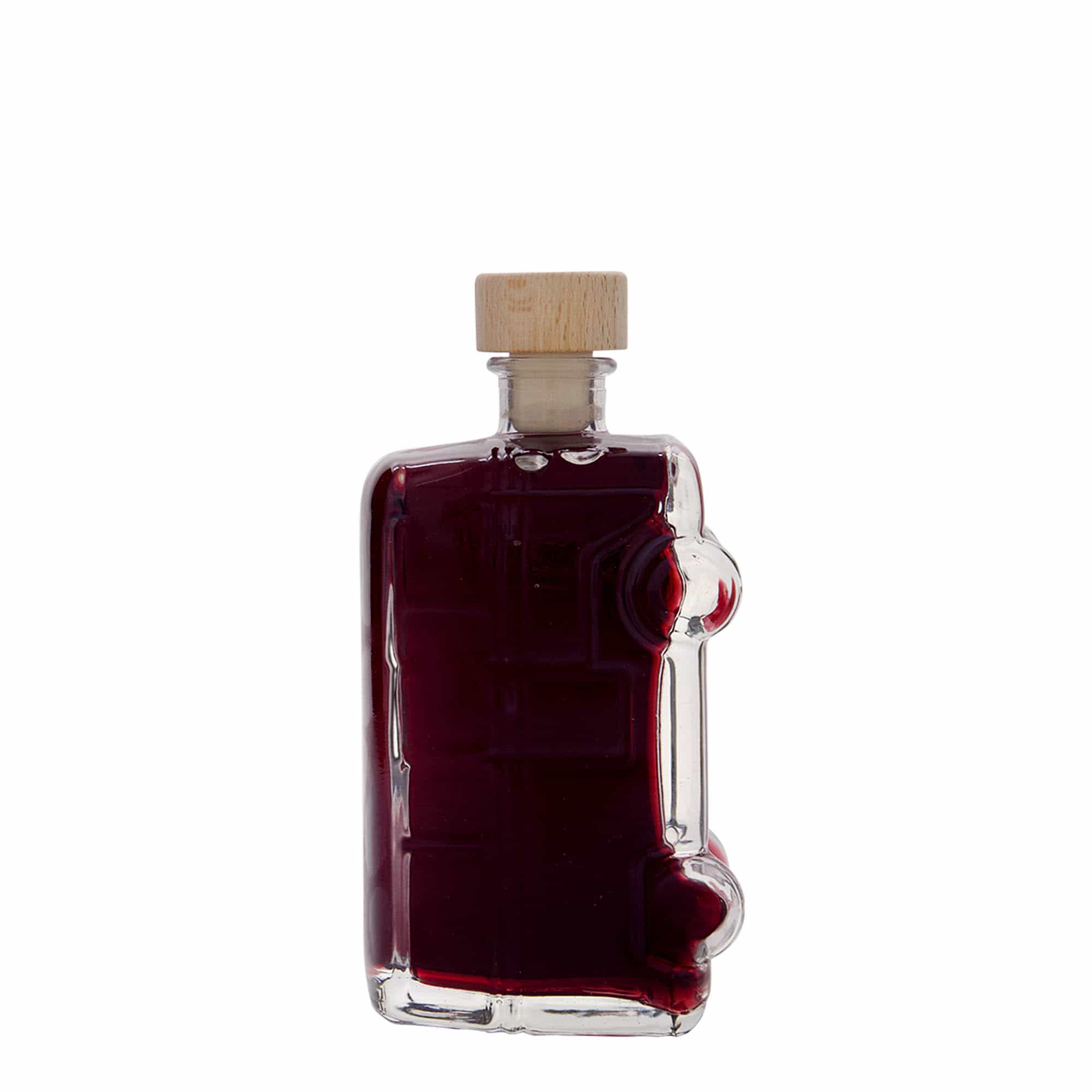 200 ml-es üvegpalack 'Bulli', szájnyílás: parafadugó