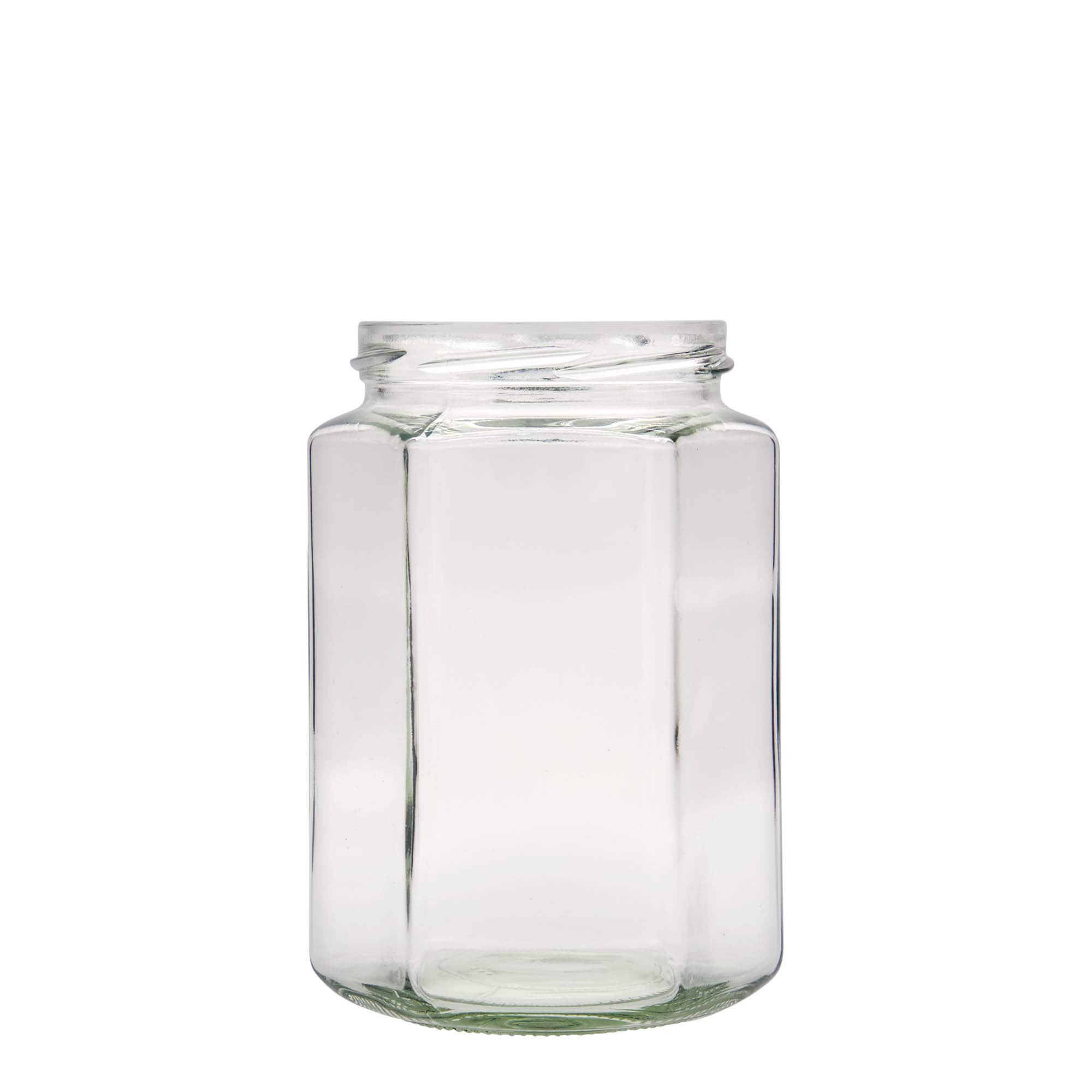 770 ml hatszögletű üveg, nyílás: csavarzár (TO 82)