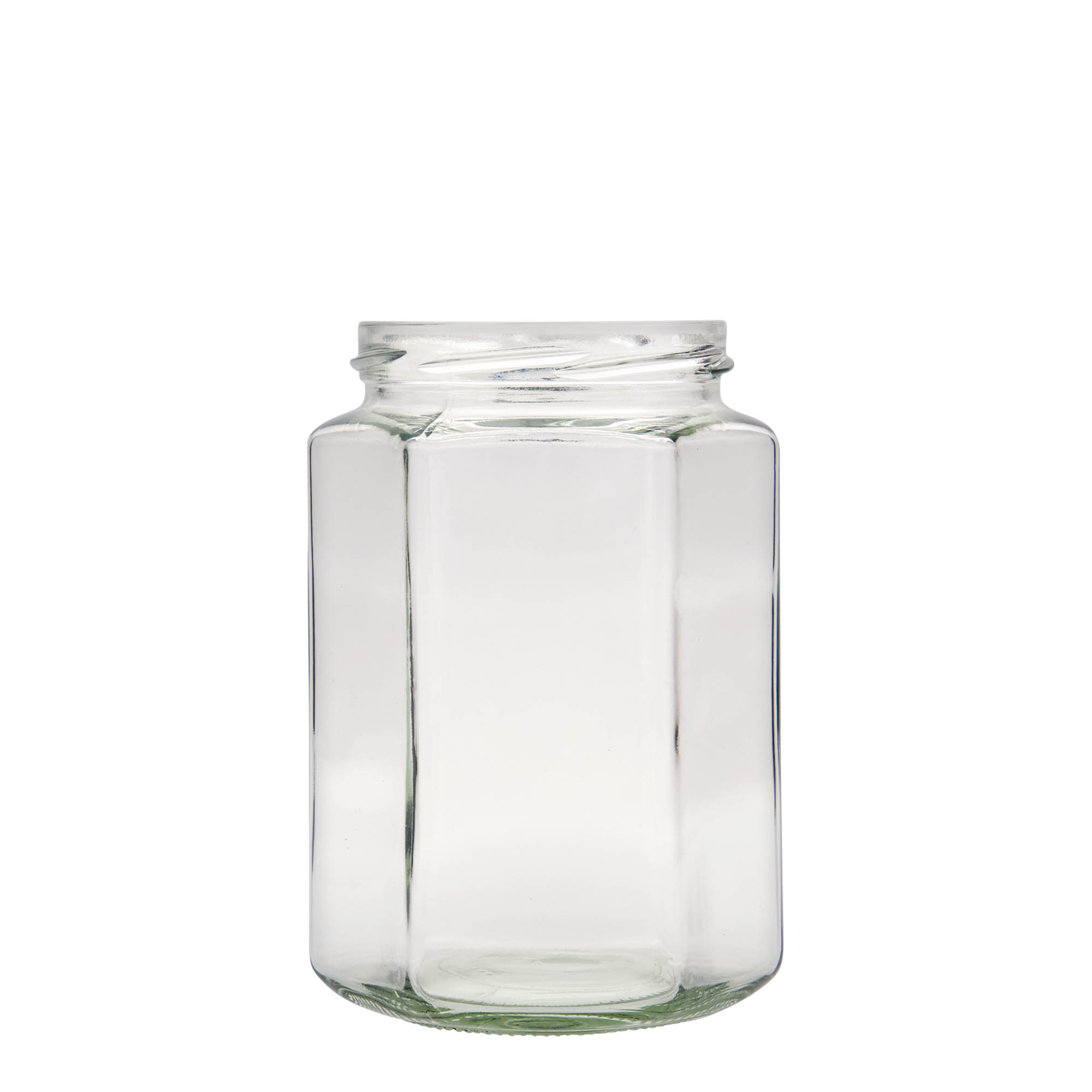 770 ml hatszögletű üveg, nyílás: csavarzár (TO 82)