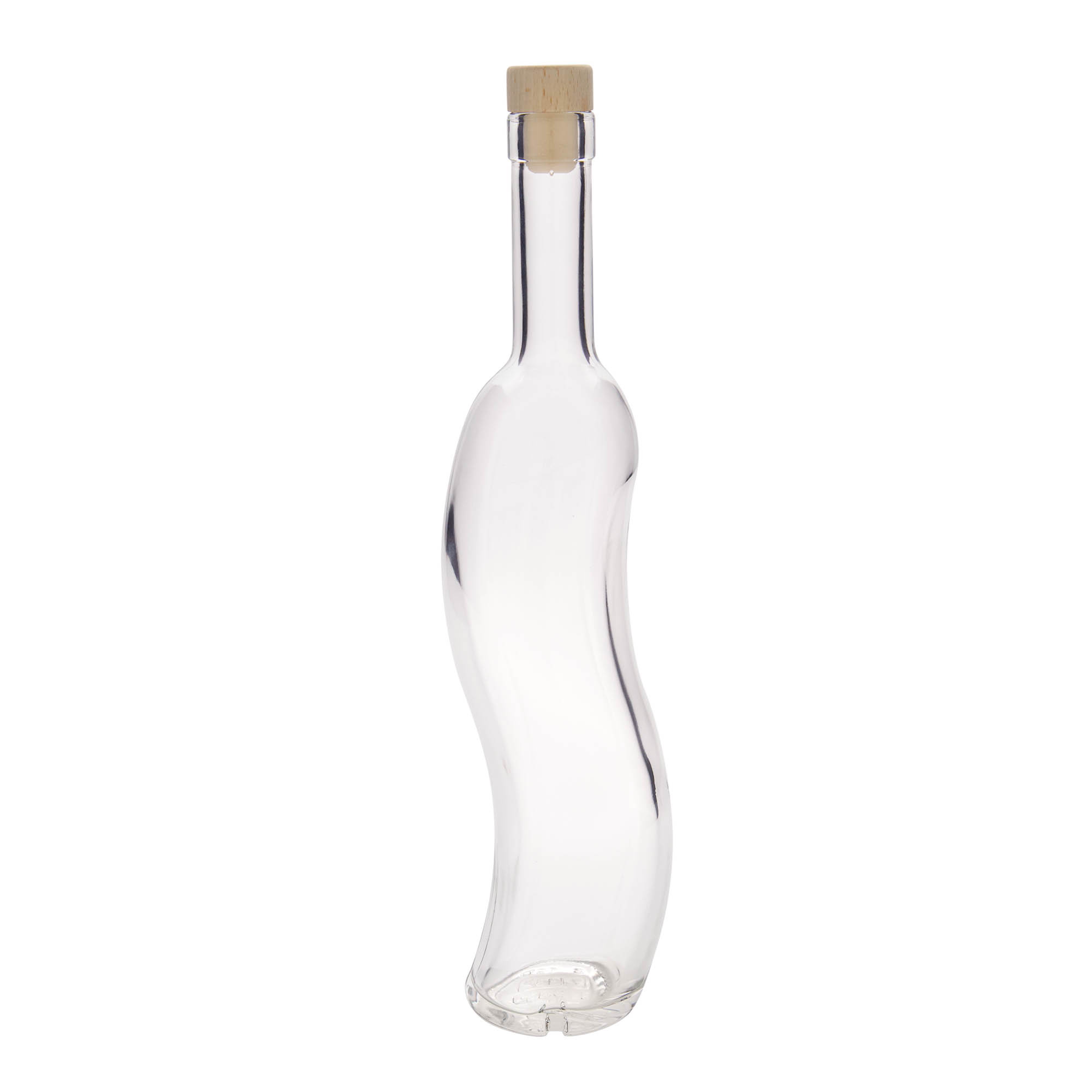 500 ml üveges palack 'La-Ola', félköríves, nyílás: parafa 500 ml üveges palack 'La-Ola', félköríves, nyílás: parafa