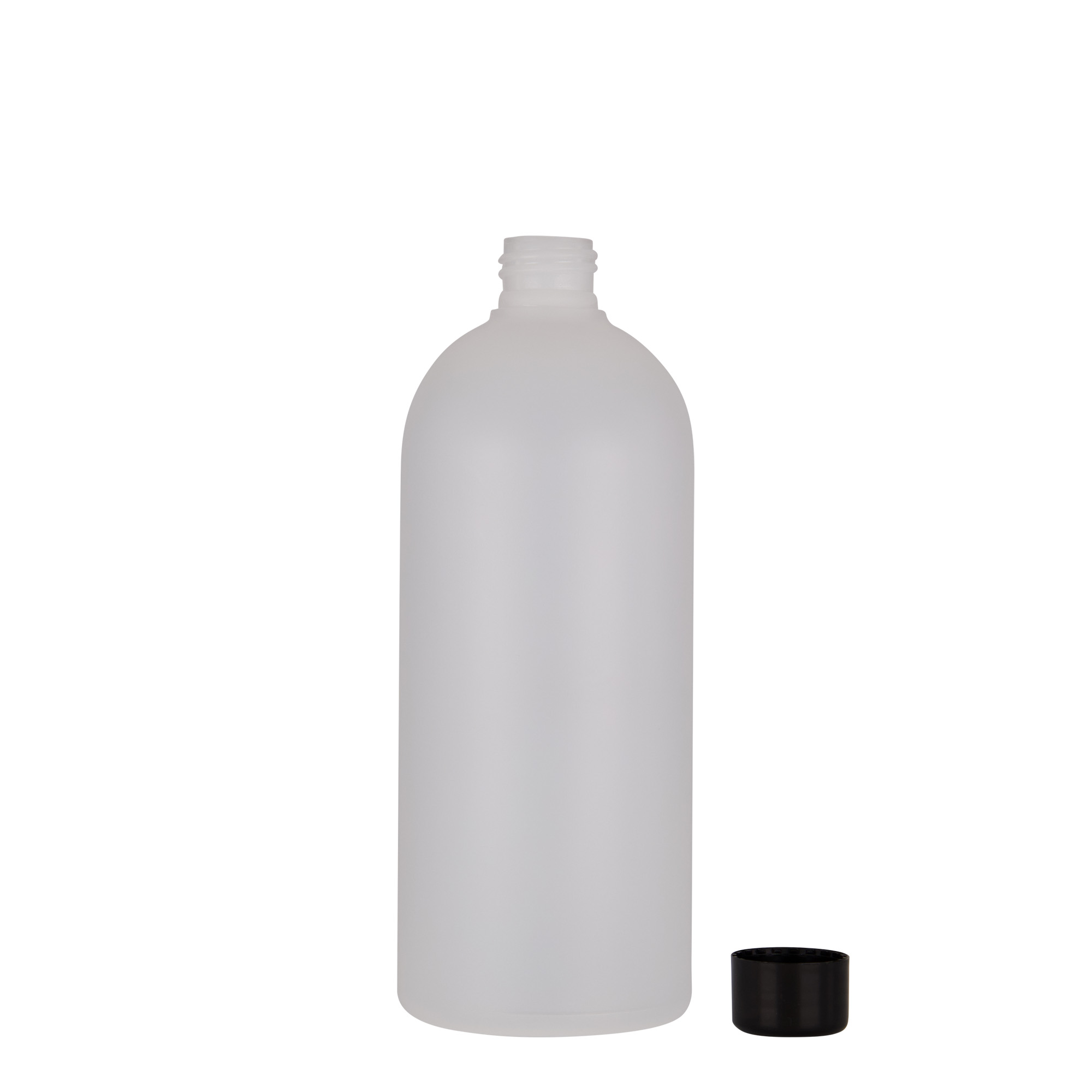 500 ml műanyag palack 'Tuffy', HDPE, természetes, nyakméret: 24/410 500 ml műanyag palack 'Tuffy', HDPE, természetes, nyakméret: 24/410