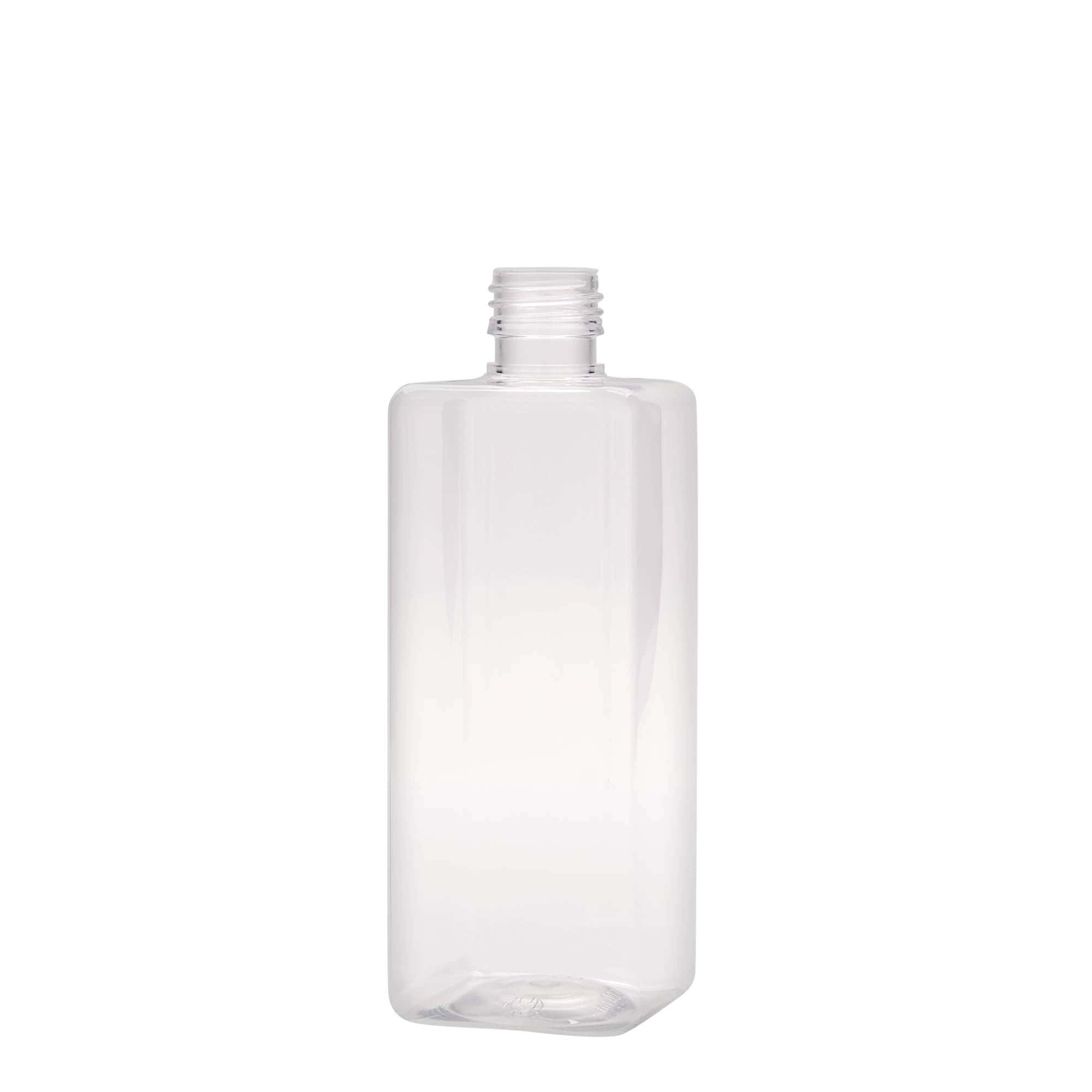 500 ml PET-palack 'Karl', négyzet alakú, műanyag, nyílás: PP 28