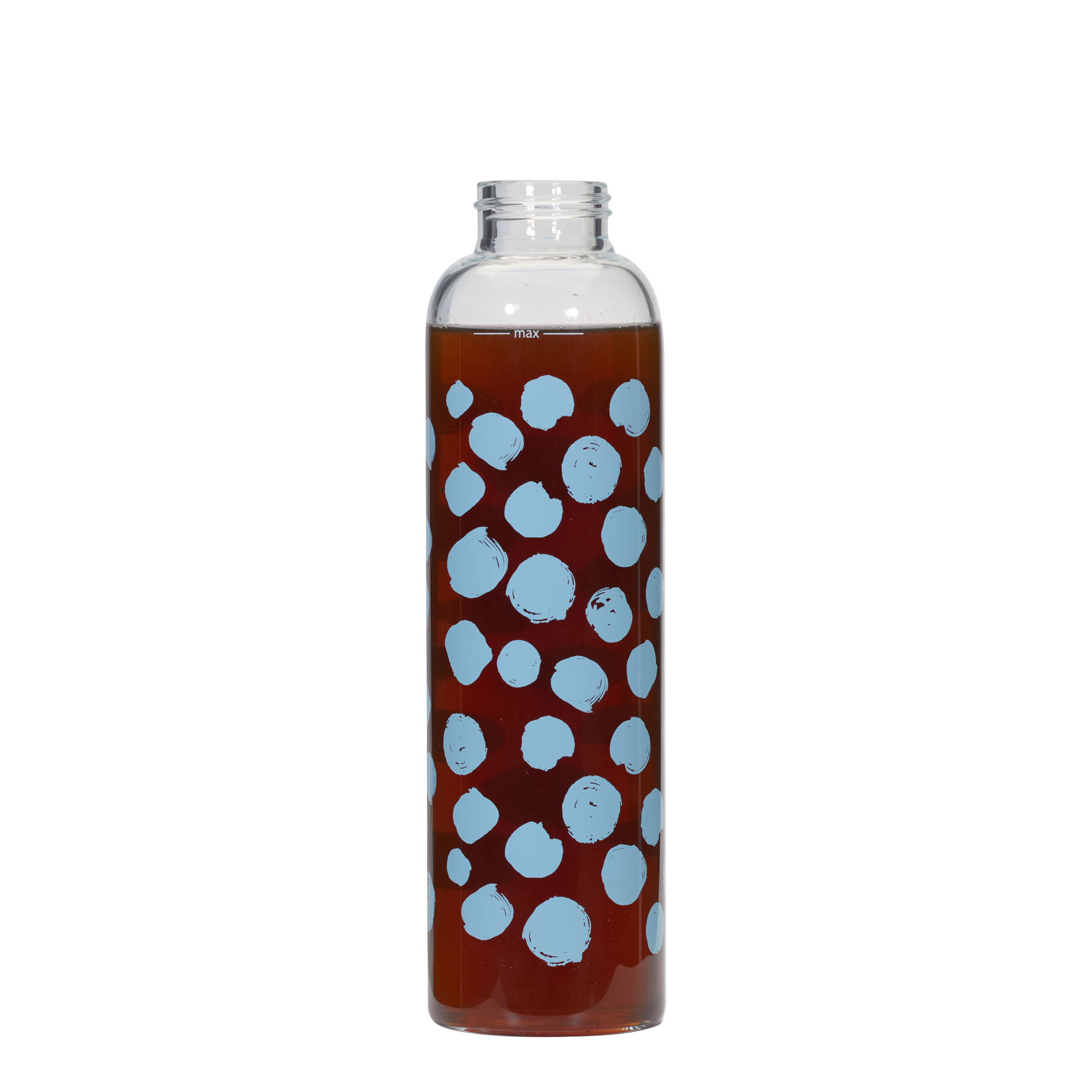 500 ml ivópalack 'Perseus - Kék pöttyök', nyílás: csavarzár