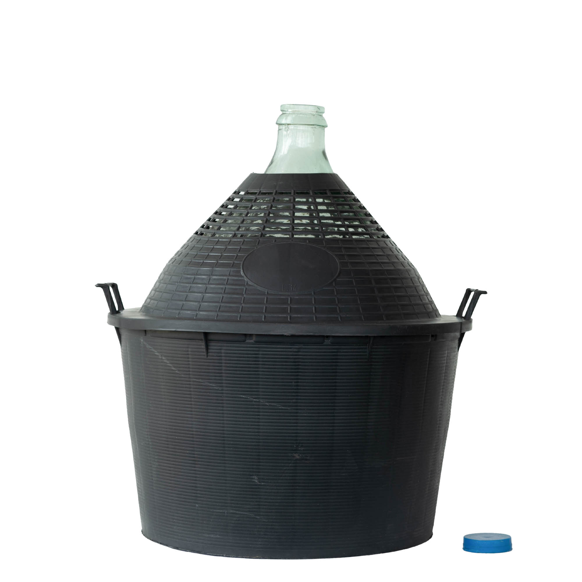 34 l ballonpalack keskeny nyakkal, üveg, nyílás: ráhúzható fedél 34 l ballonpalack keskeny nyakkal, üveg, nyílás: ráhúzható fedél