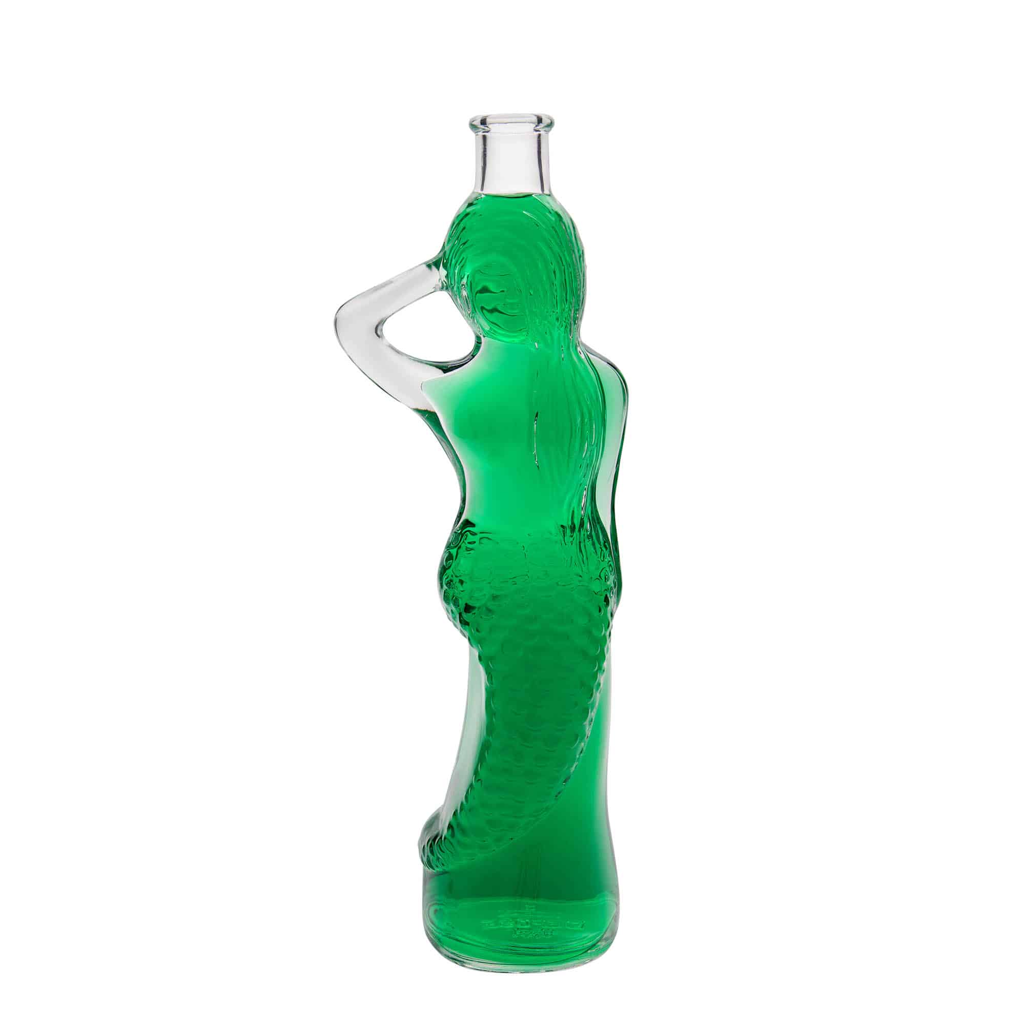 500 ml üvegpalack 'Sellő', nyílás: parafa