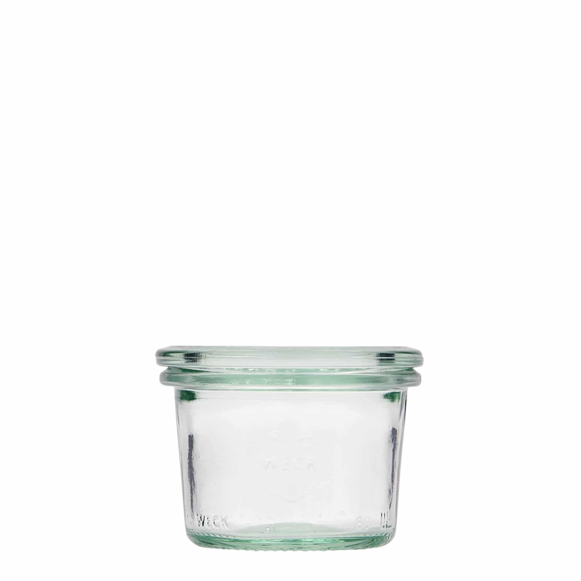 80 ml WECK-tölcsérüveg, nyílás: kerek perem