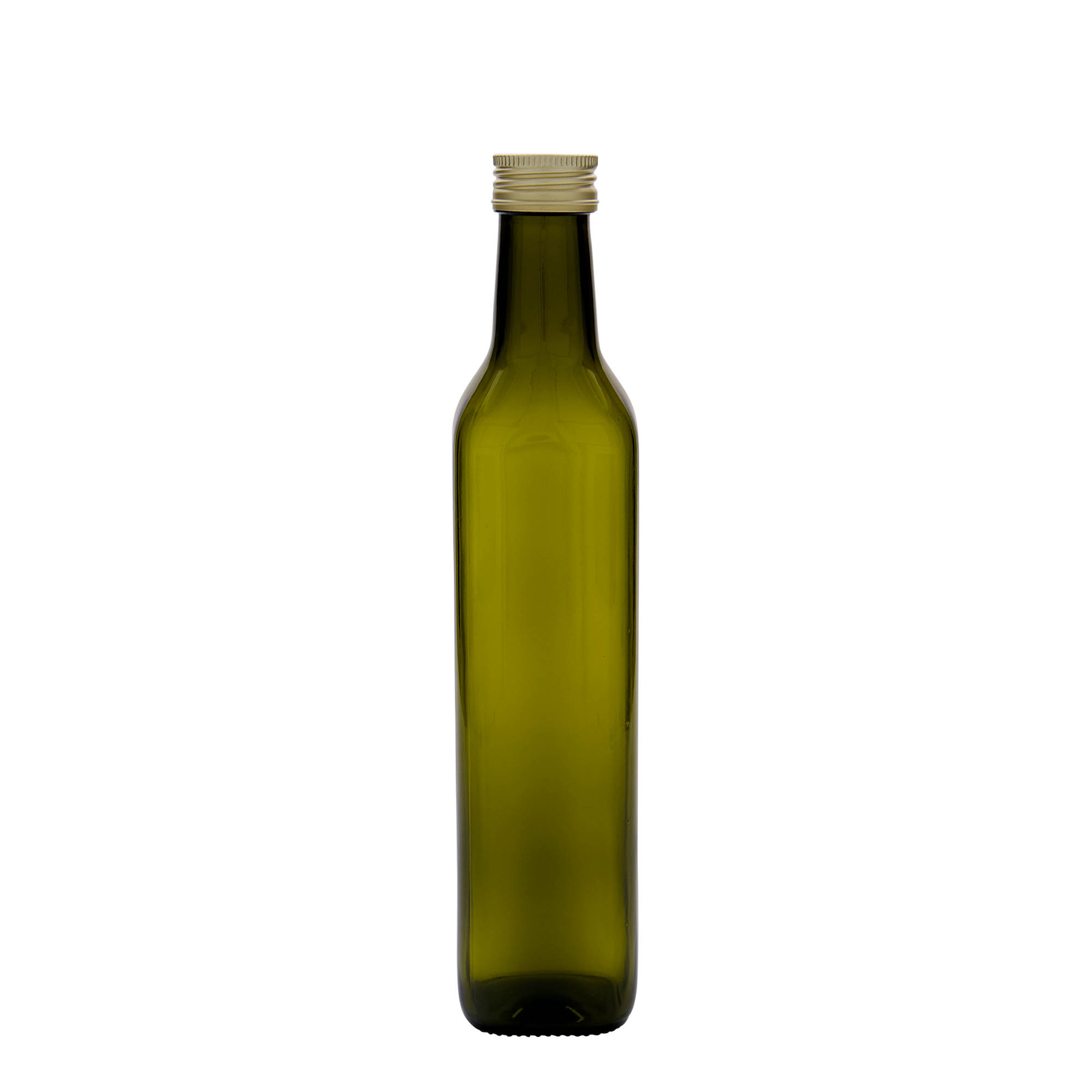 500 ml üvegpalack 'Marasca', négyzet alakú, antikzöld, nyílás: PP 31,5 500 ml üvegpalack 'Marasca', négyzet alakú, antikzöld, nyílás: PP 31,5