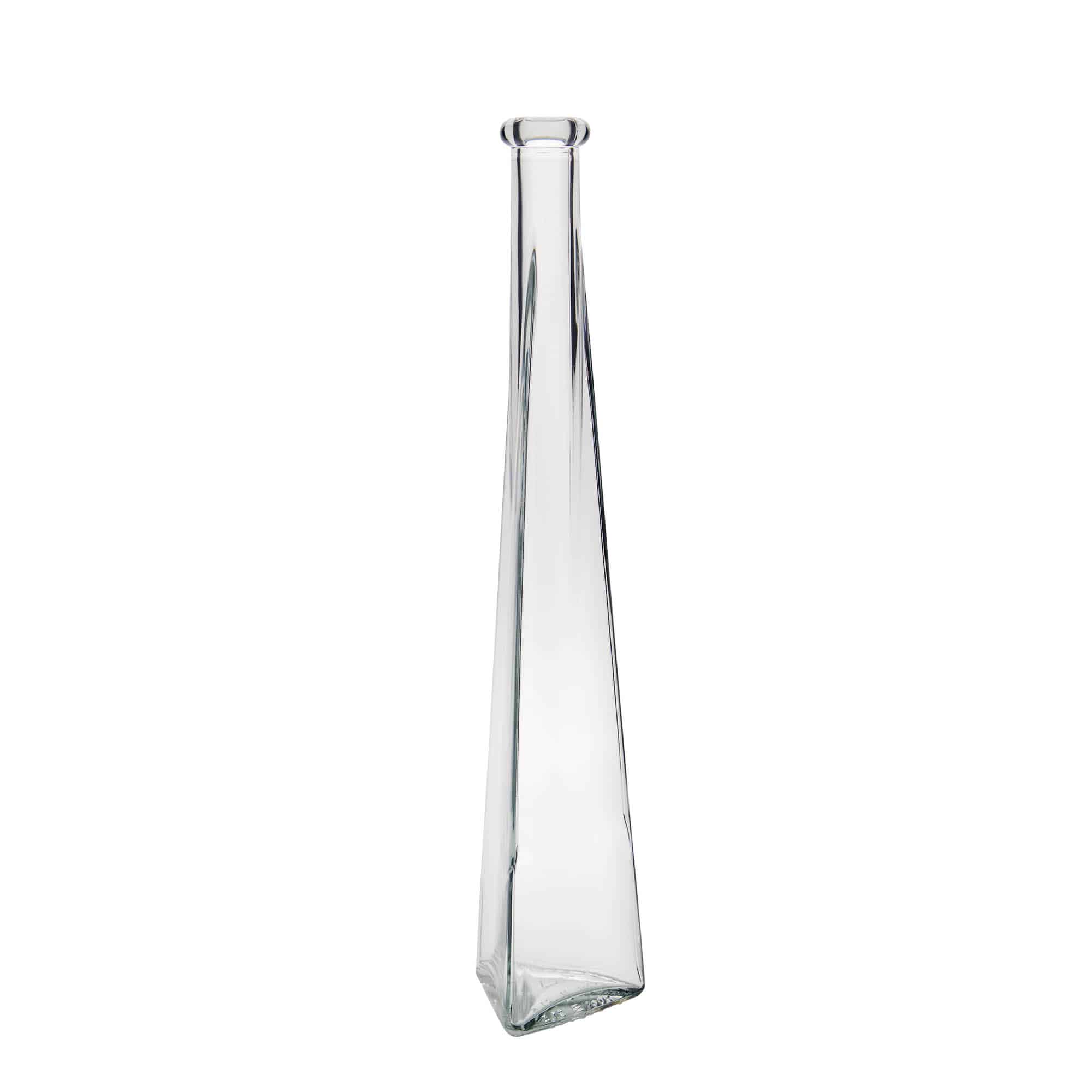 200 ml üvegpalack 'Dama Triangolore', háromszög alakú, nyílás: parafa 200 ml üvegpalack 'Dama Triangolore', háromszög alakú, nyílás: parafa