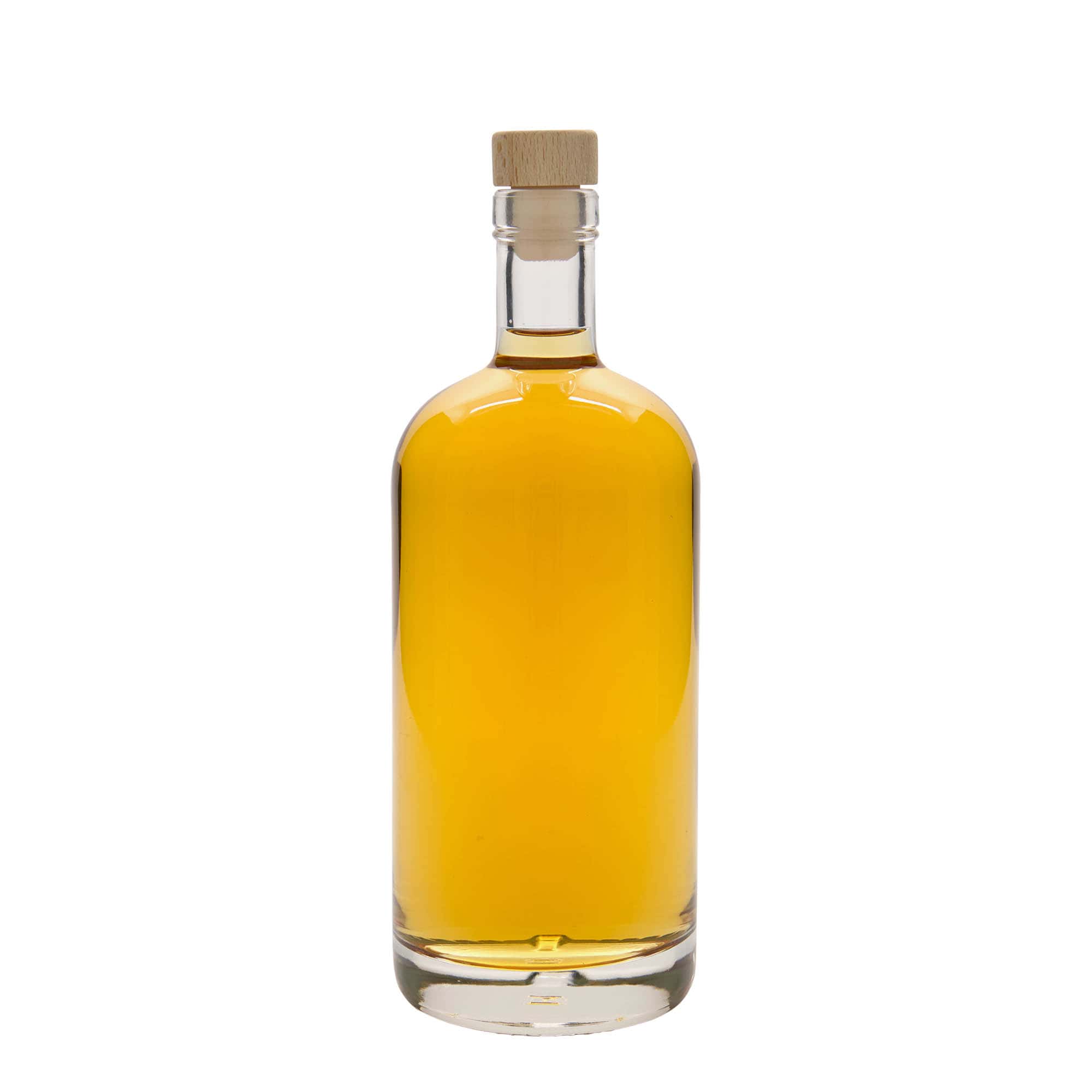 700 ml üvegpalack 'Linea Uno', nyak: parafa
