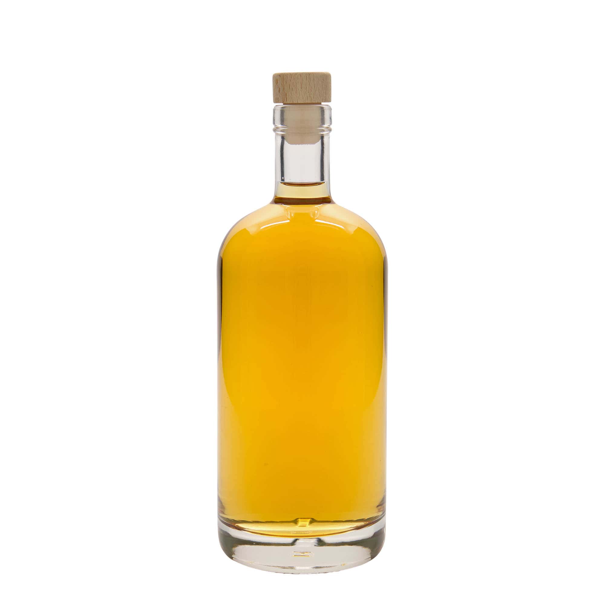 700 ml üvegpalack 'Linea Uno', nyak: parafa