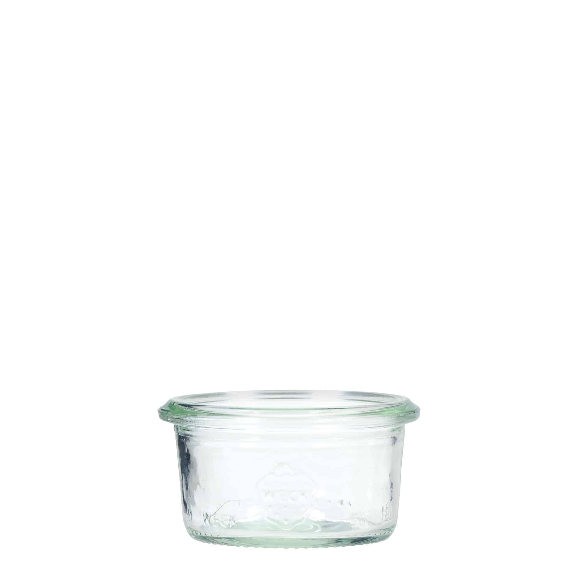 50 ml-es WECK befőttesüveg, szájnyílás: Kerek perem 50 ml-es WECK befőttesüveg, szájnyílás: Kerek perem