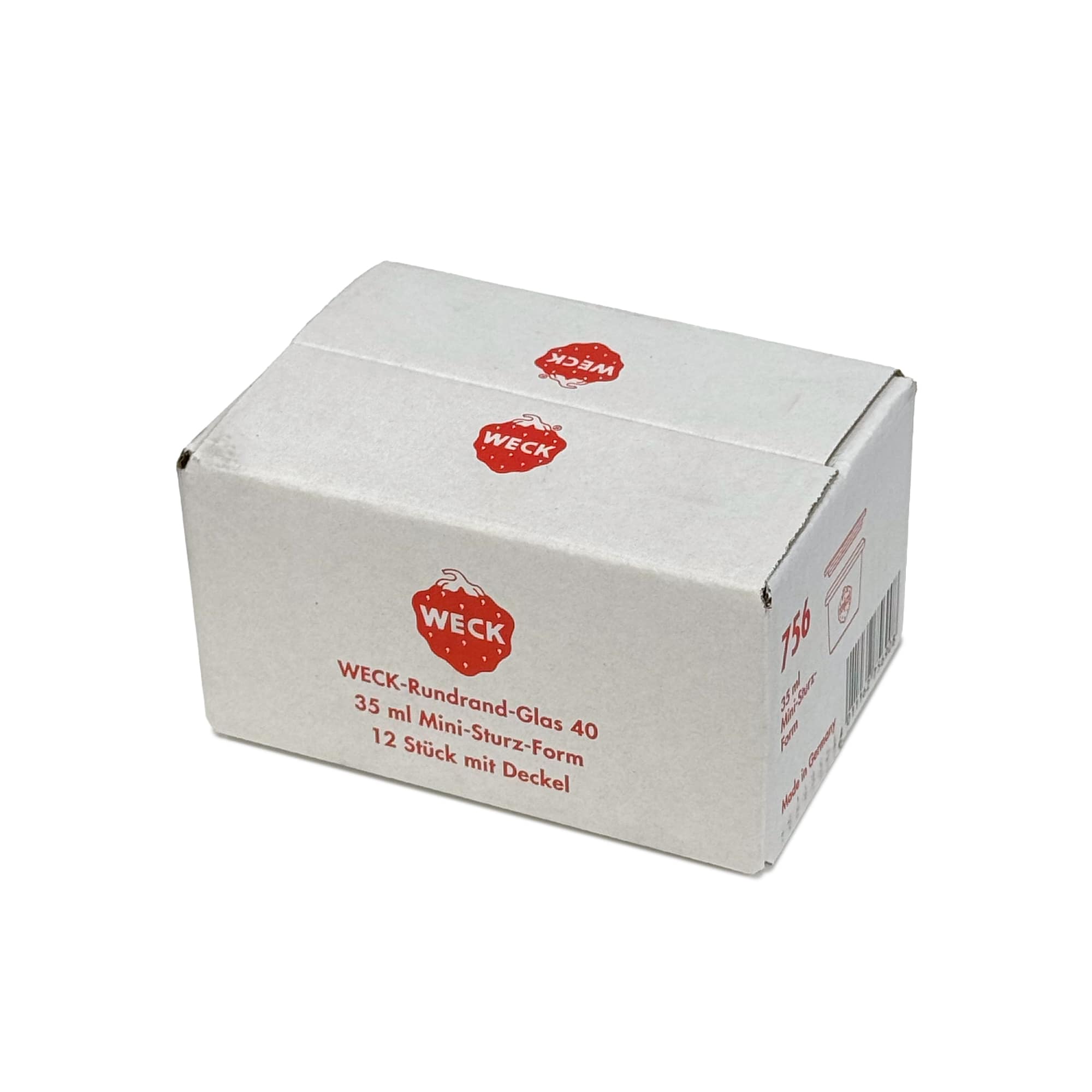 12x 35 ml Felfordítható WECK-üveg üvegfedéllel RR 40