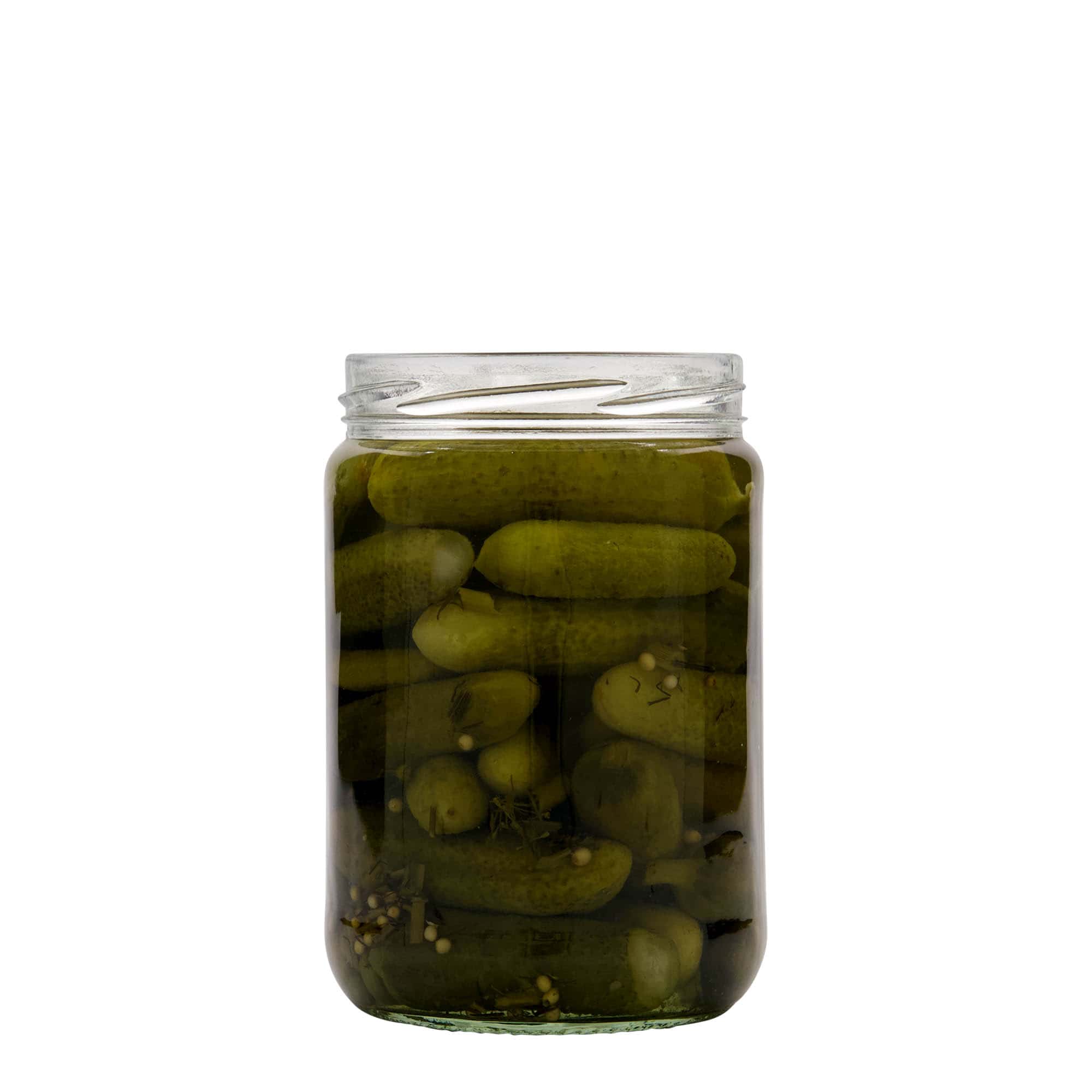 580 ml befőttesüveg, nyílás: csavaros zárófedél (TO 82)