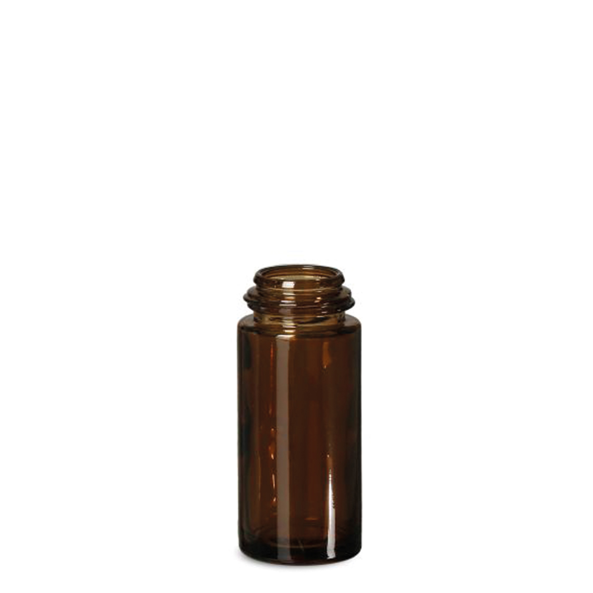 50 ml golyós üveg, barna, nyílás: csavarzár