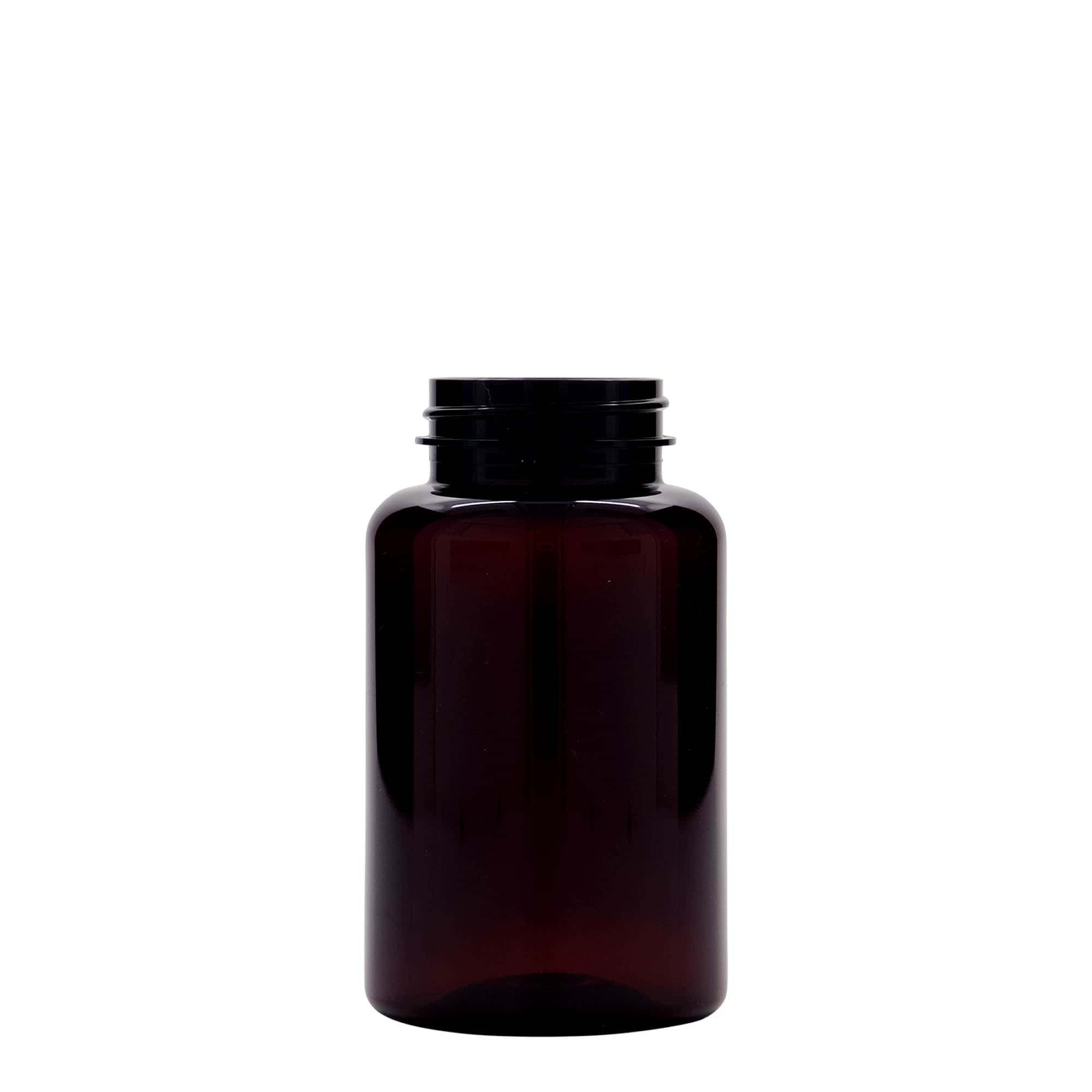 250 ml-es PET-flakon, műanyag, barna, szájnyílás: GPI 45/400 250 ml-es PET-flakon, műanyag, barna, szájnyílás: GPI 45/400