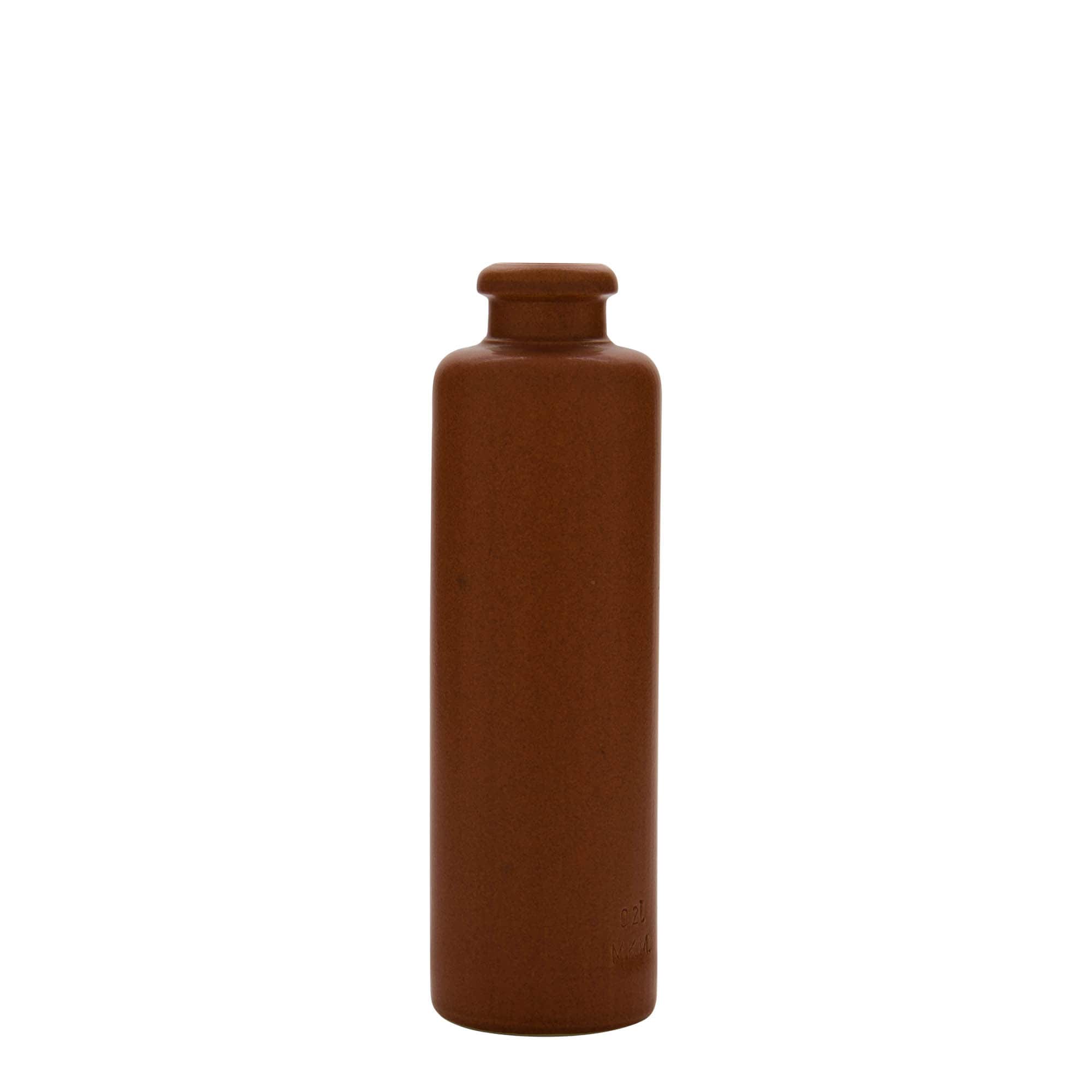 200 ml agyagedény, kőedény, vörösbarna, nyílás: parafa