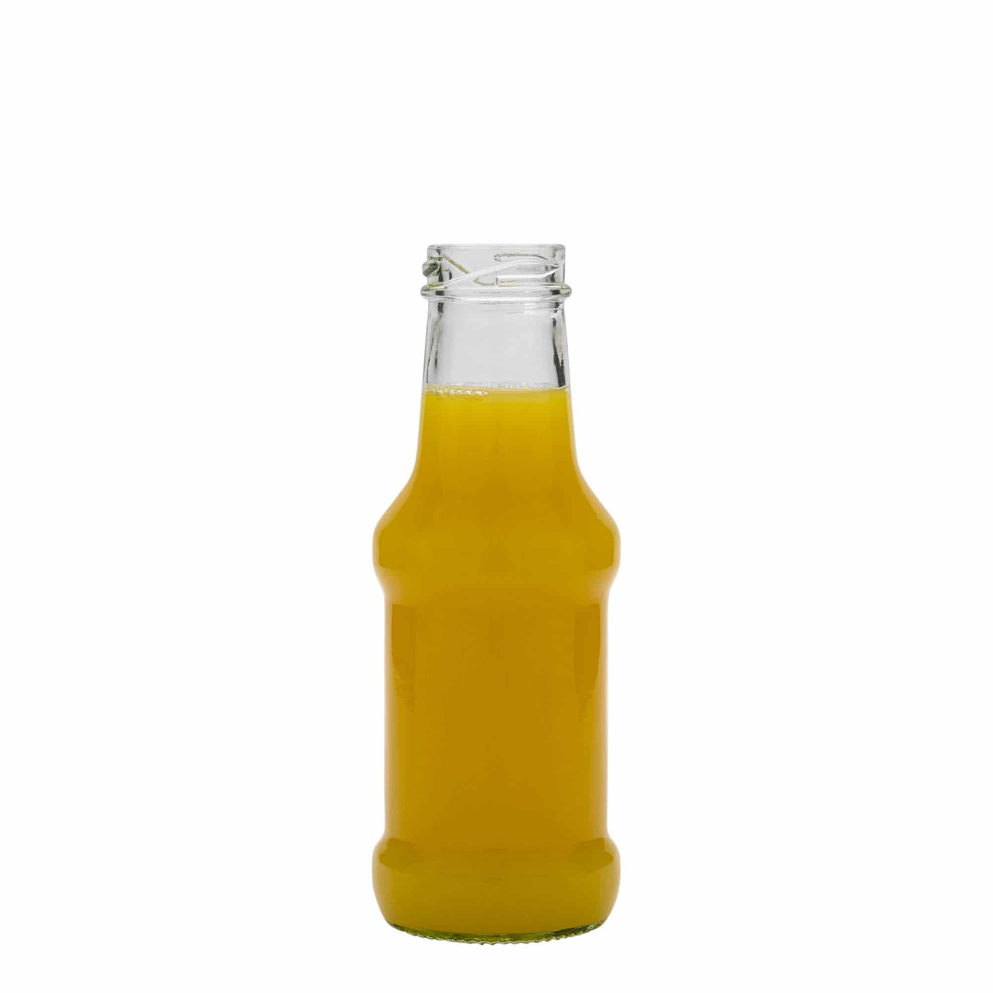 250 ml-es szószos flakon, üveg, szájnyílás: Twist-Off (TO 38)