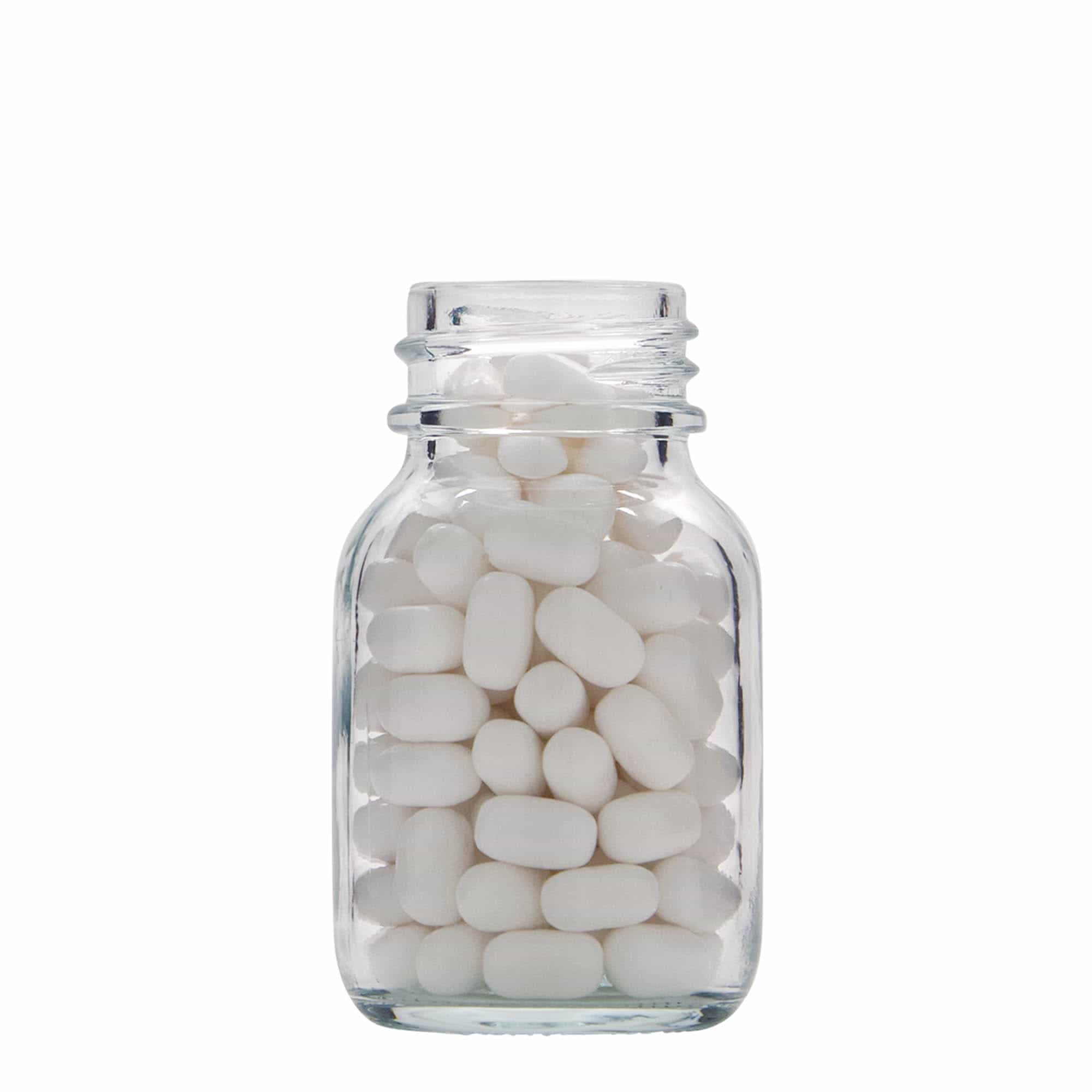 50 ml széles szájú üveg, nyílás: DIN 32