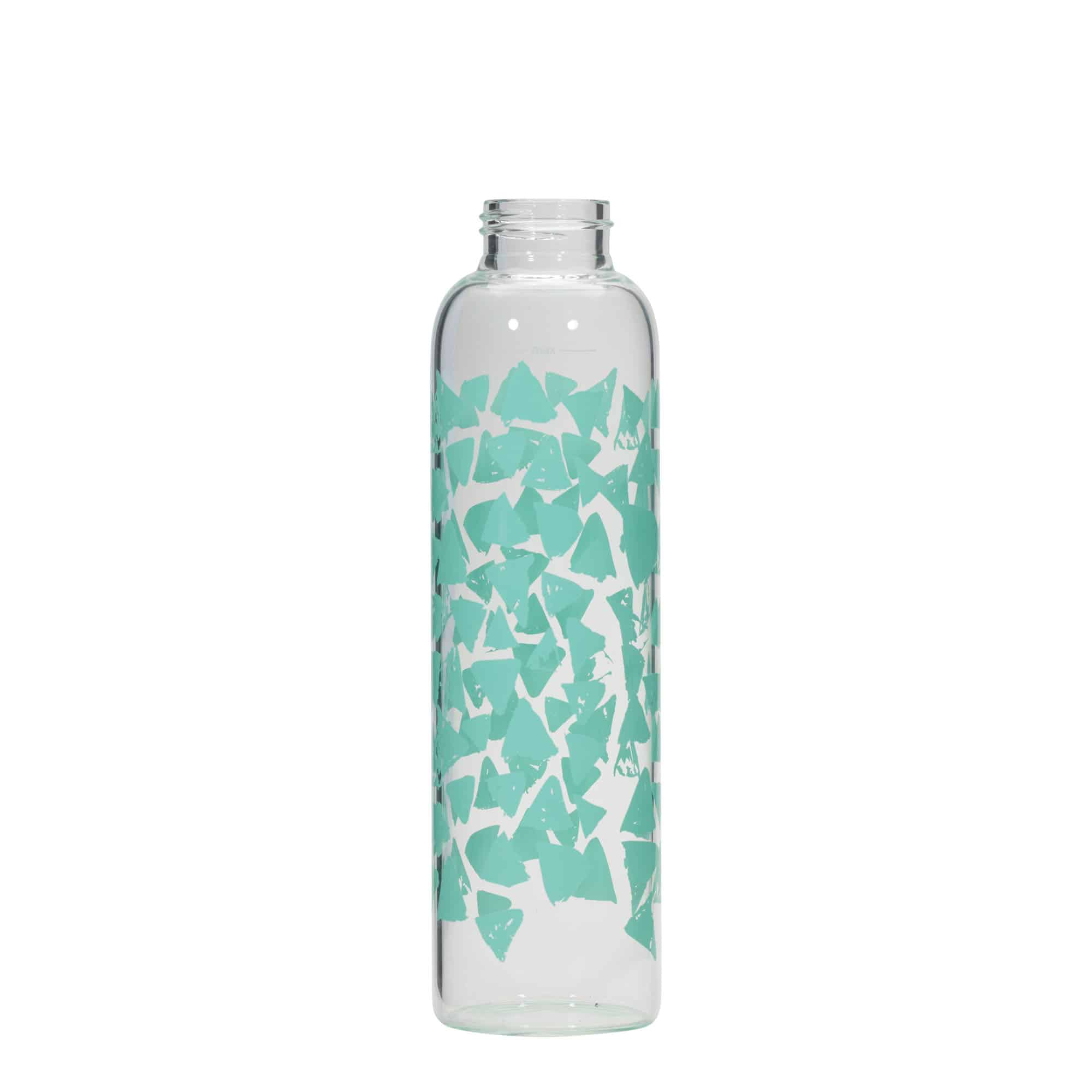500 ml-es ivópalack, 'Perseus', motívum: Türkiz háromszögek, szájnyílás: csavaros kupak 500 ml-es ivópalack, 'Perseus', motívum: Türkiz háromszögek, szájnyílás: csavaros kupak