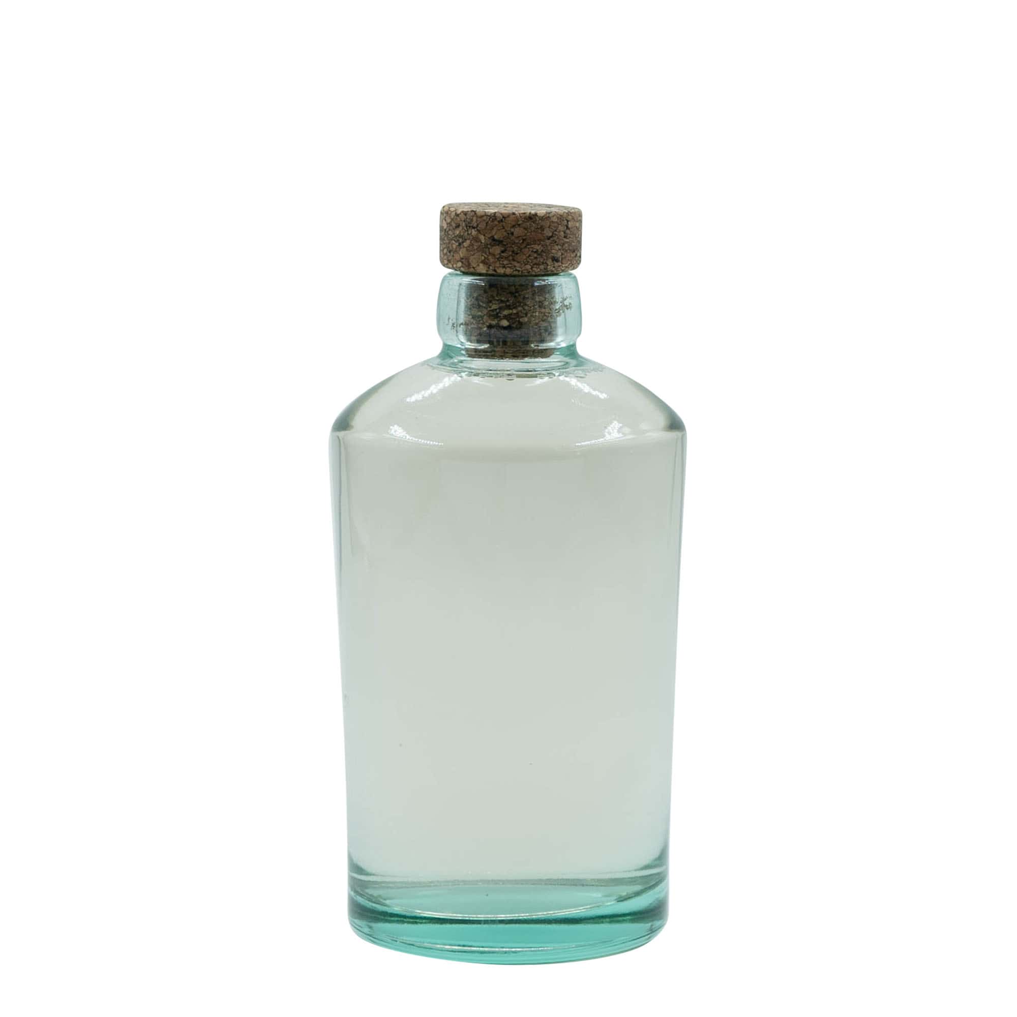 500 ml üvegpalack 'Barrel', nyílás: parafa