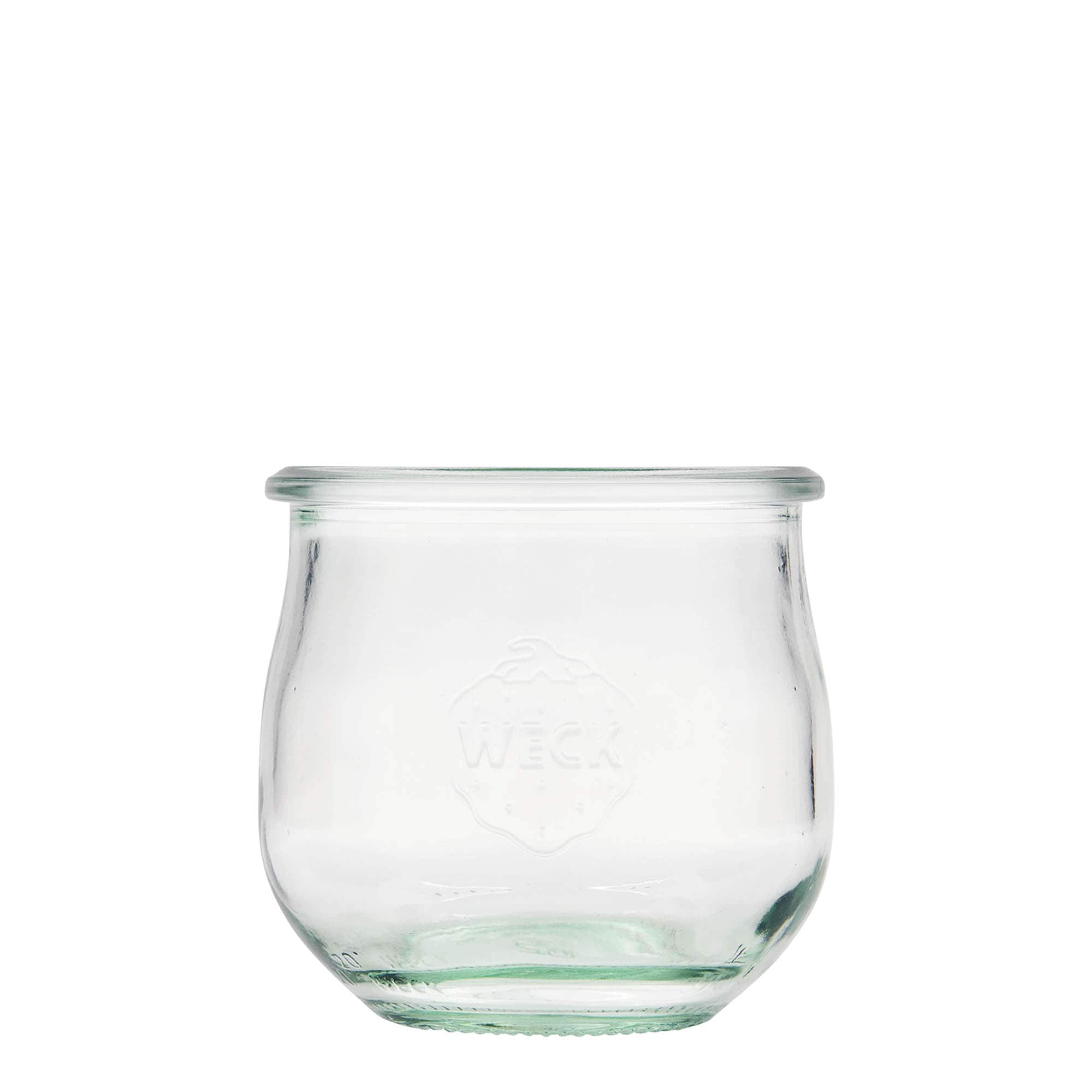 370 ml WECK-tulipánüveg, nyílás: kerek perem