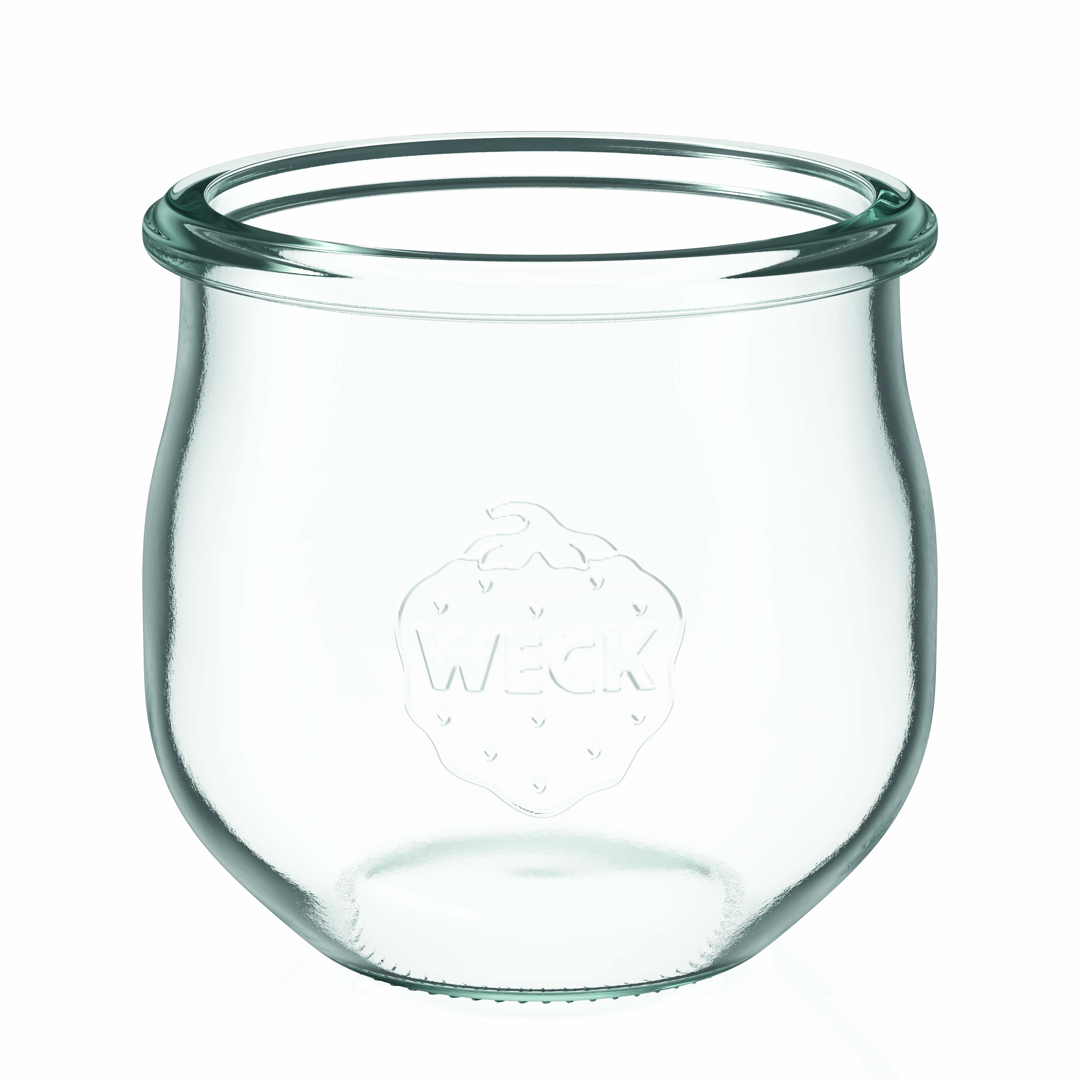 370 ml WECK-tulipánüveg, nyílás: kerek perem