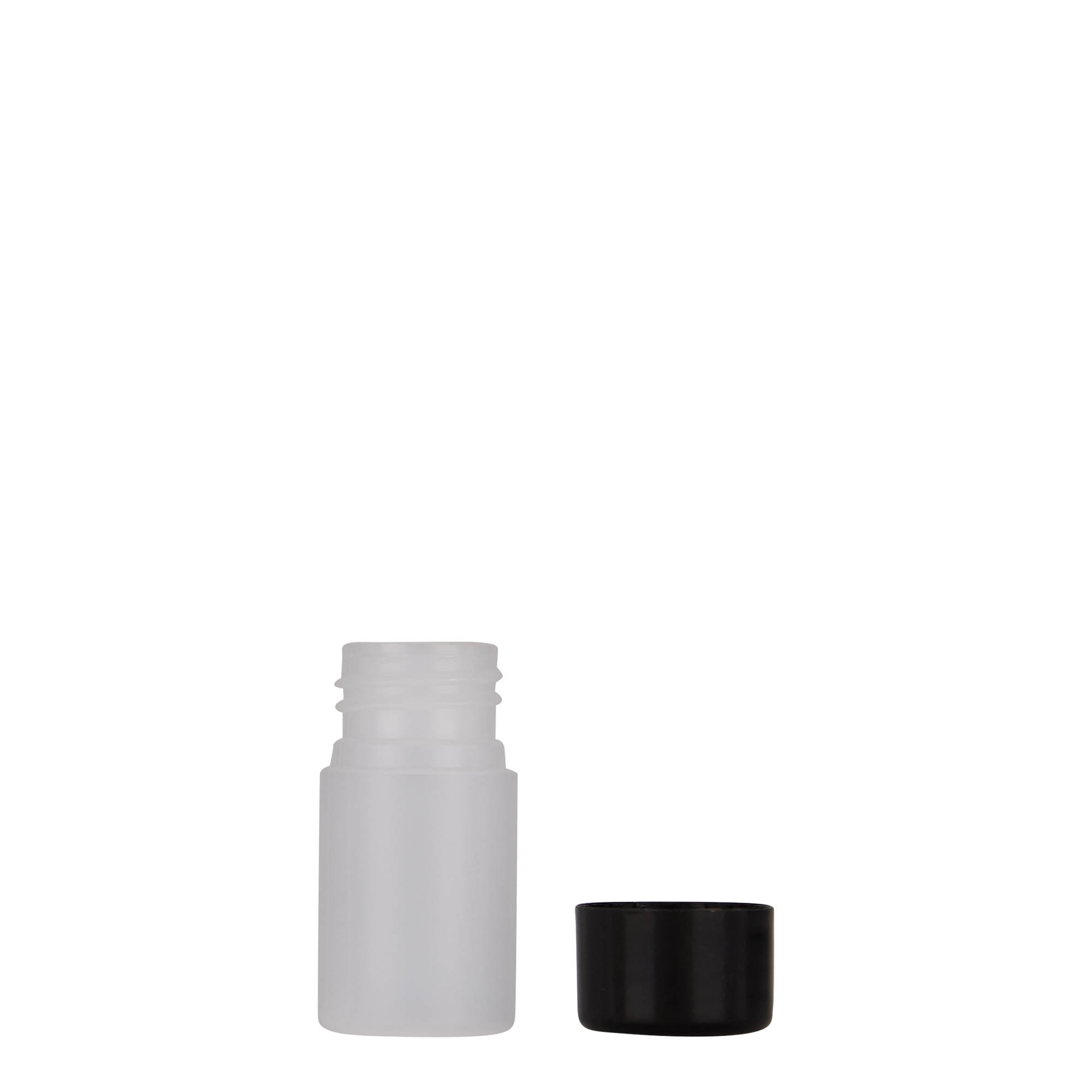 15 ml műanyag palack 'Tuffy', HDPE, természetes, nyakméret: 24/410