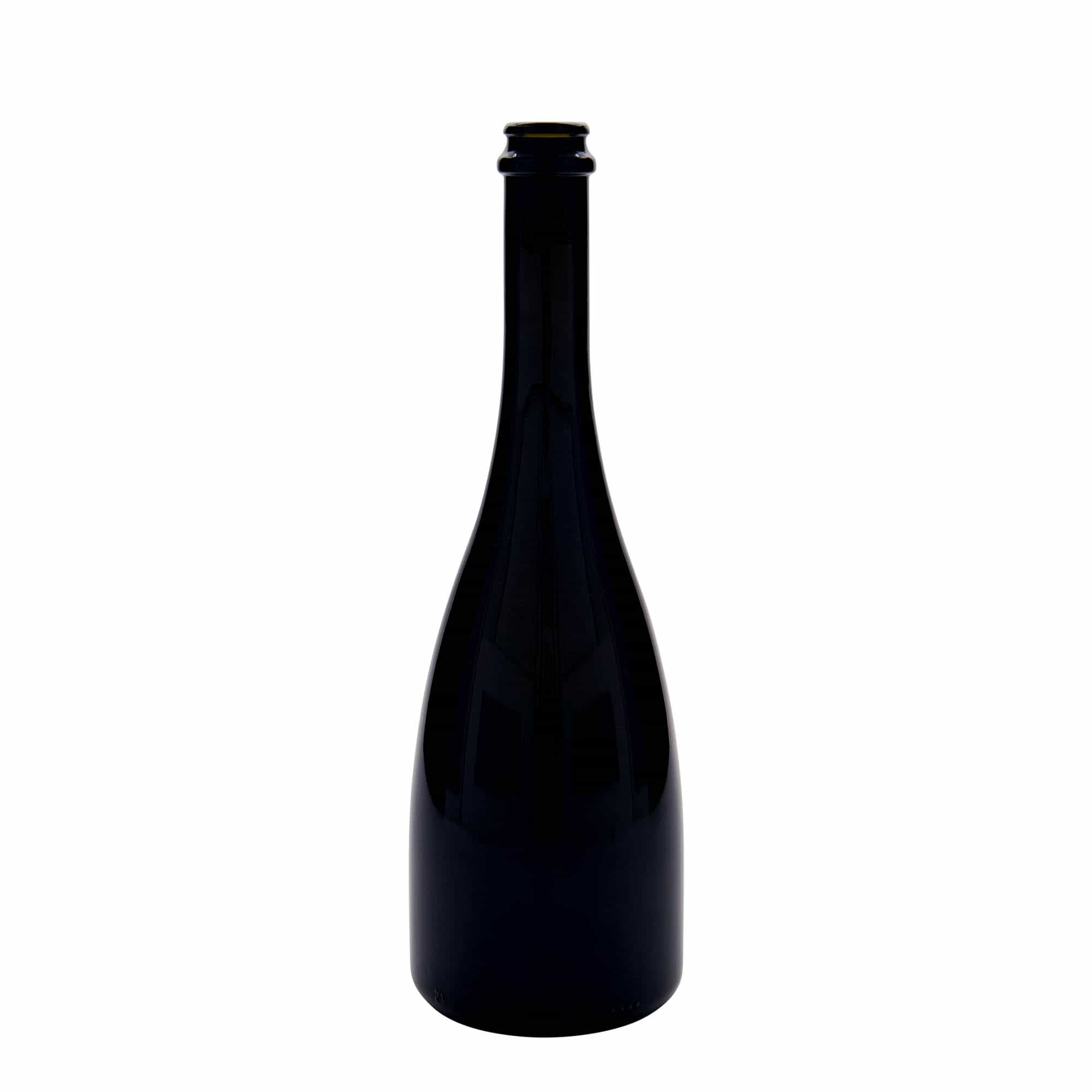 750 ml-es sörös-/pezsgősüveg 'Tosca', üveg, antikzöld, szájnyílás: söröskupak 750 ml-es sörös-/pezsgősüveg 'Tosca', üveg, antikzöld, szájnyílás: söröskupak