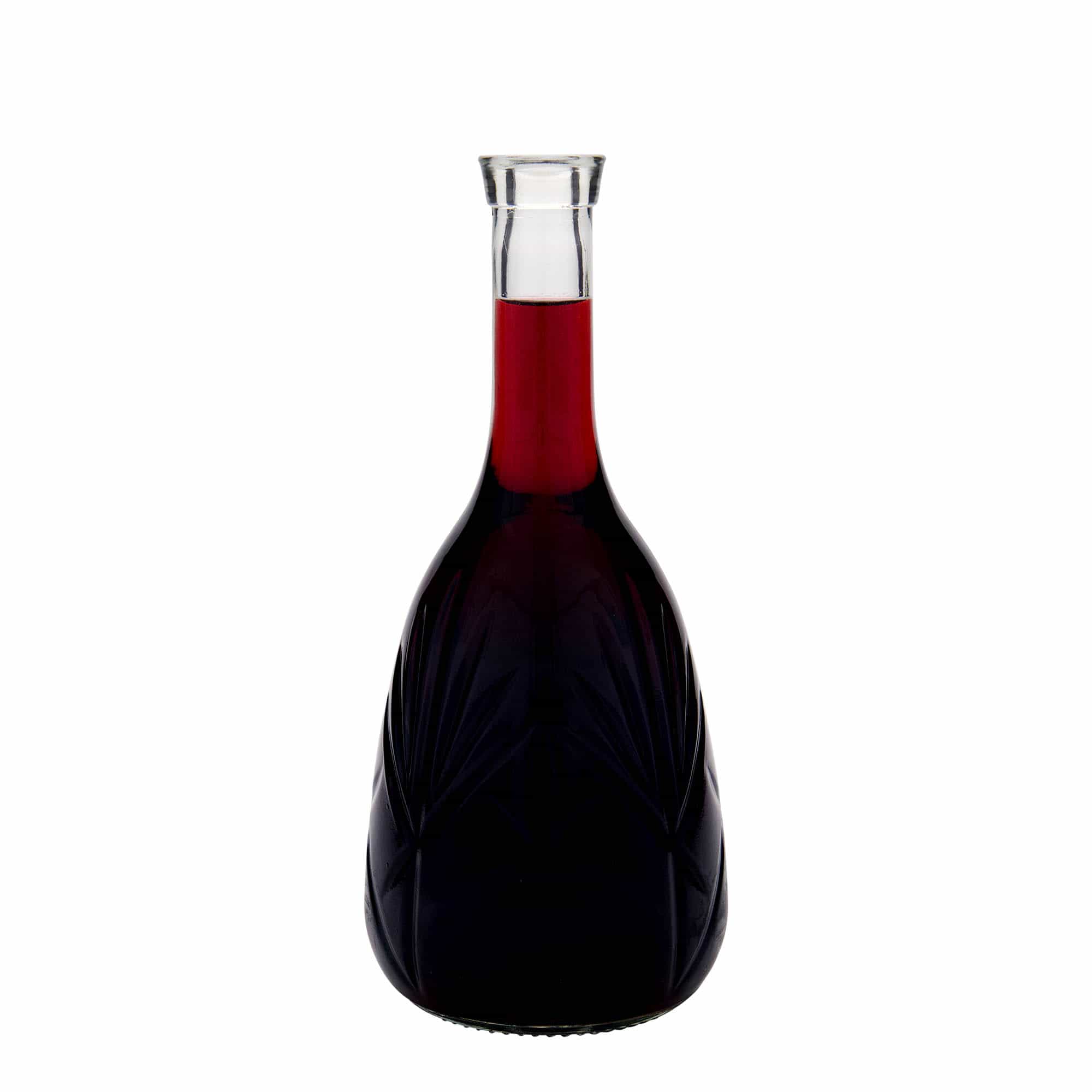 1.000 ml üvegpalack 'Reliefa', nyílás: parafa