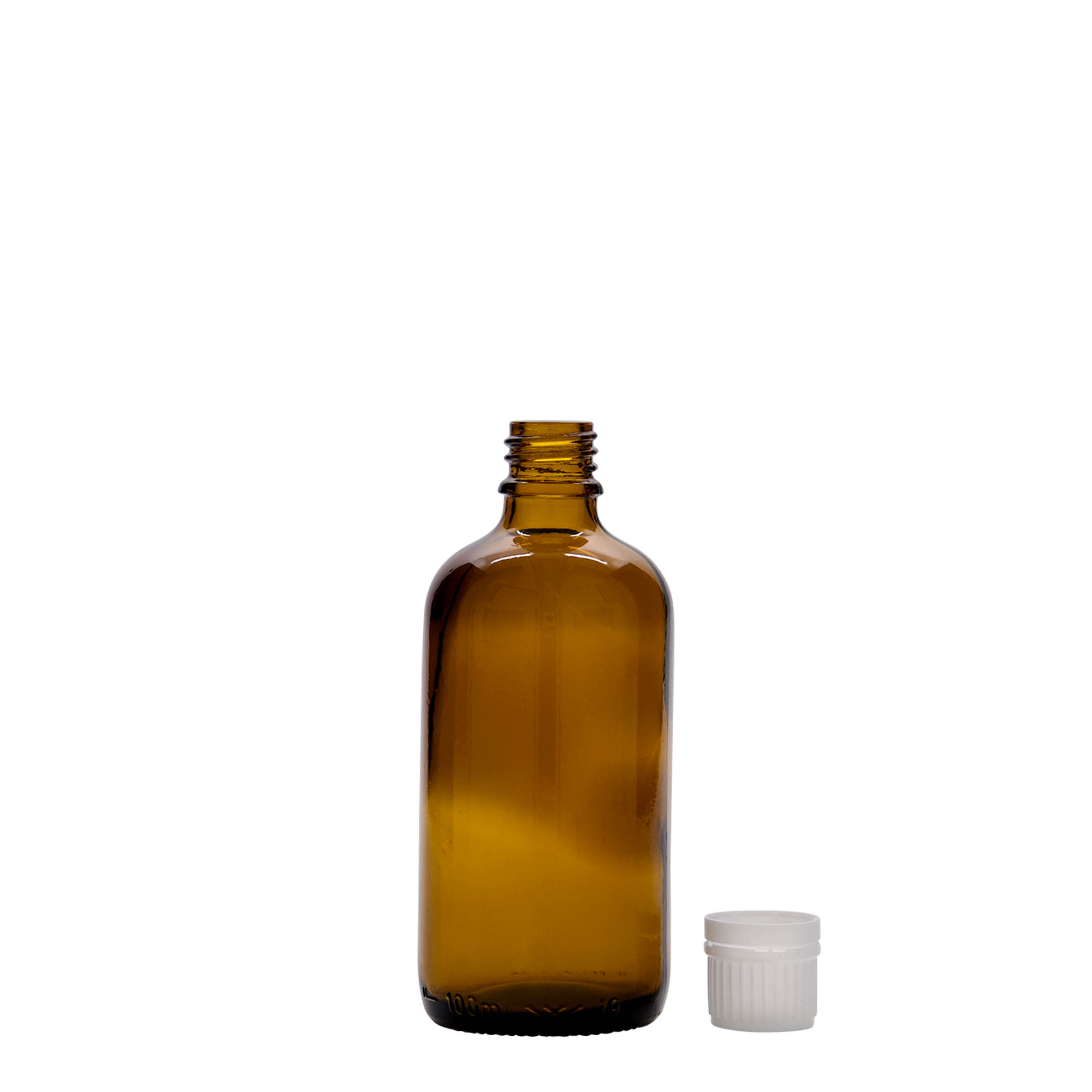 100 ml orvosi üveg, barna, nyílás: DIN 18 100 ml orvosi üveg, barna, nyílás: DIN 18