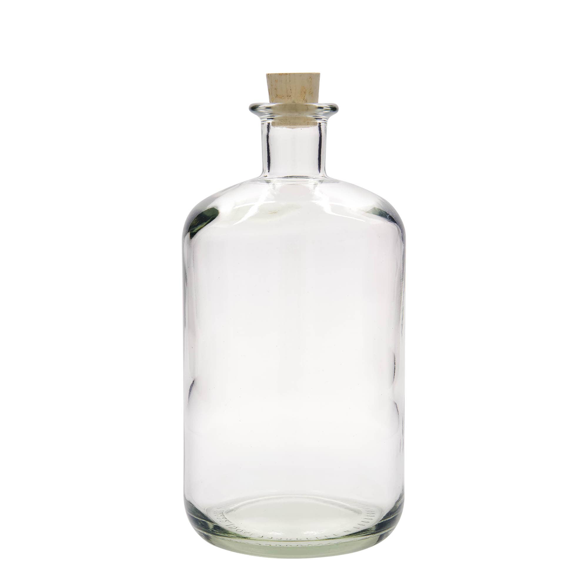 1.500 ml üveg gyógyszerész palack, nyílás: parafa