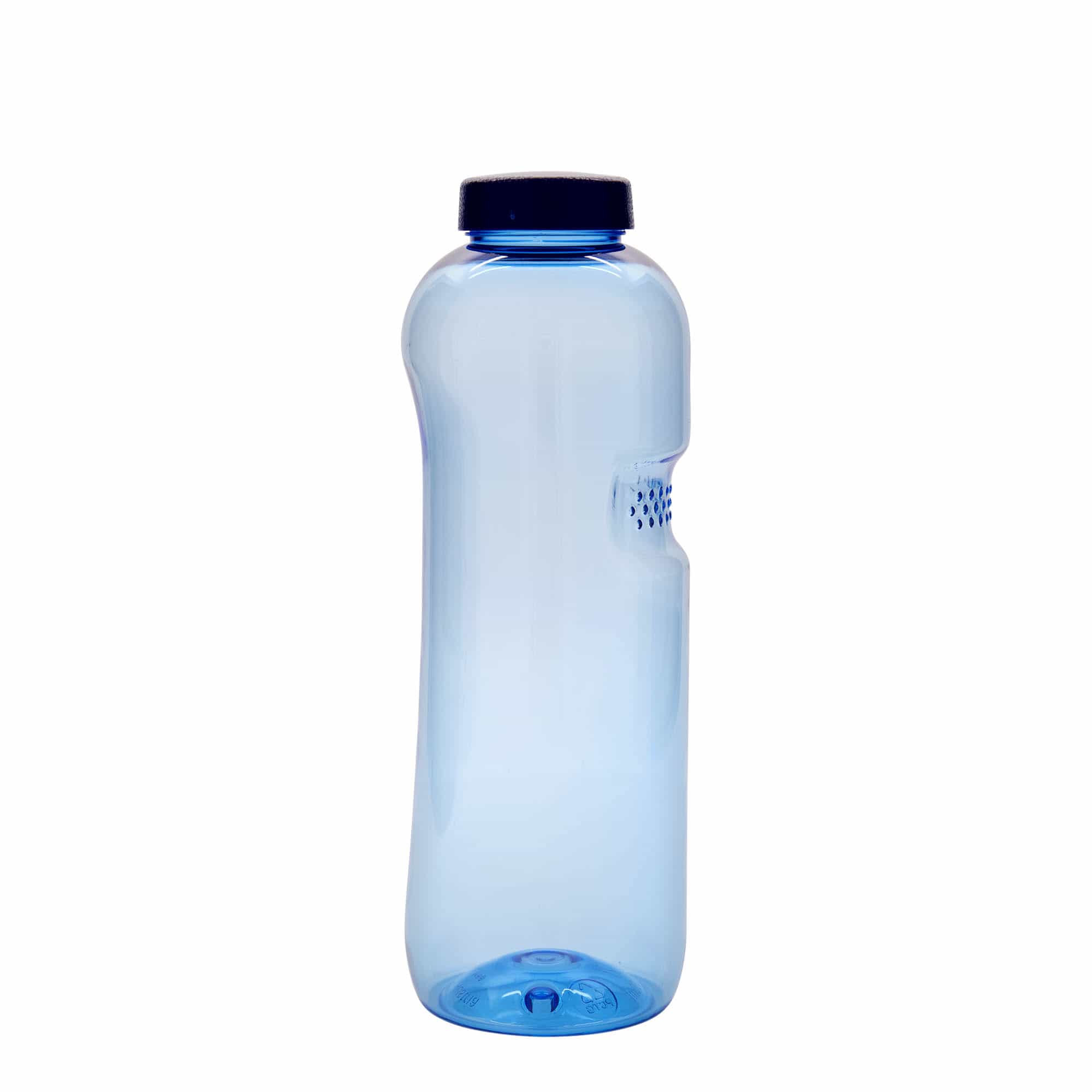 1000 ml-es PET-ivópalack 'Kavodrink', műanyag, kék