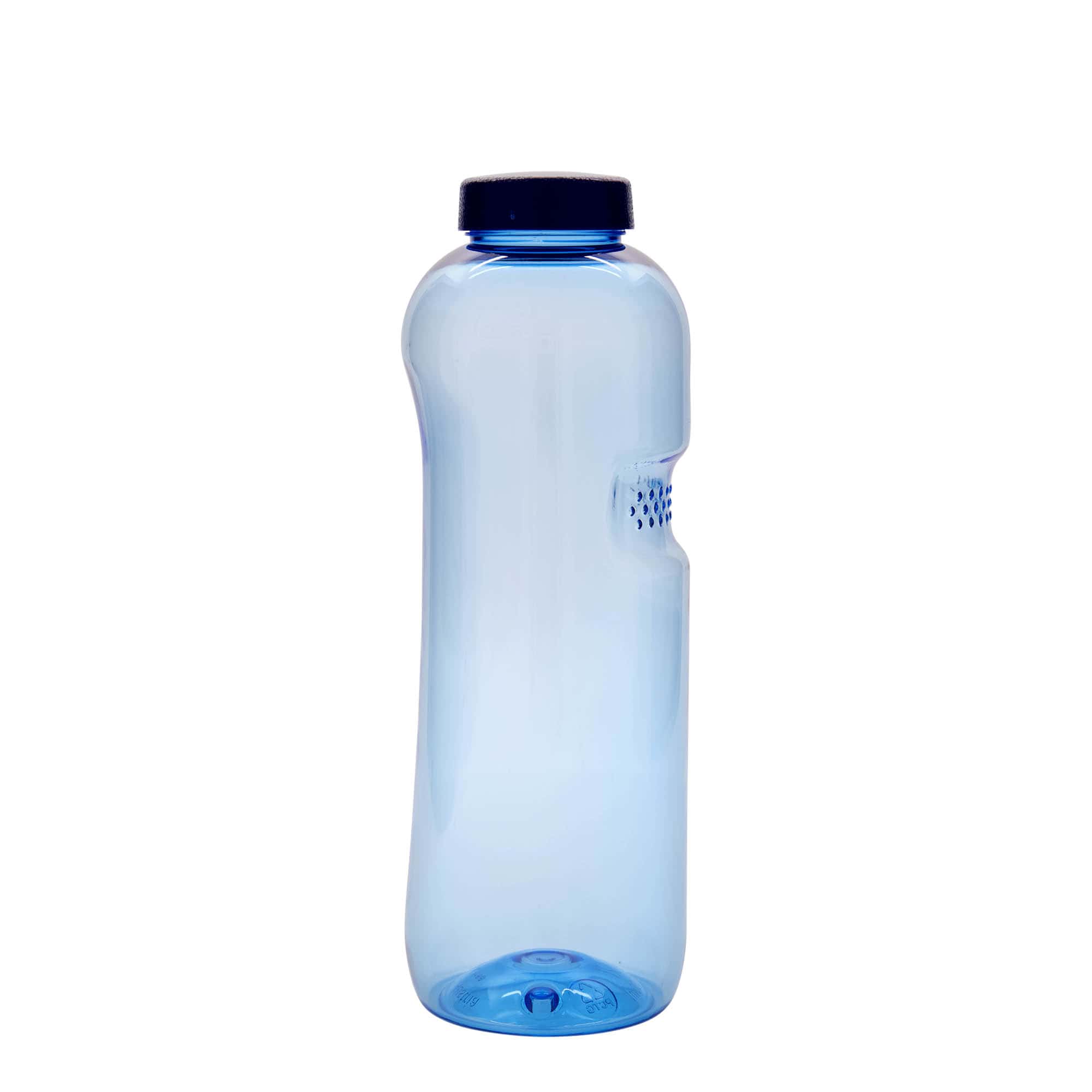 1.000 ml PET-ivópalack 'Kavodrink', műanyag, kék