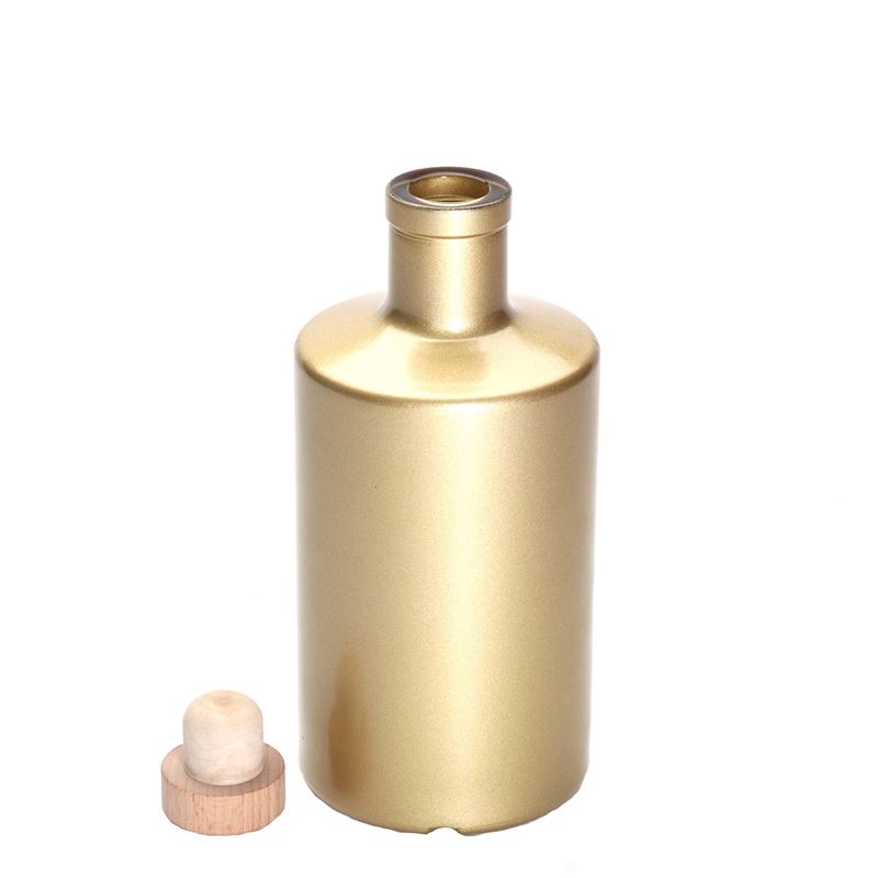 500 ml üvegpalack 'Caroline', arany, nyílás: parafa 500 ml üvegpalack 'Caroline', arany, nyílás: parafa