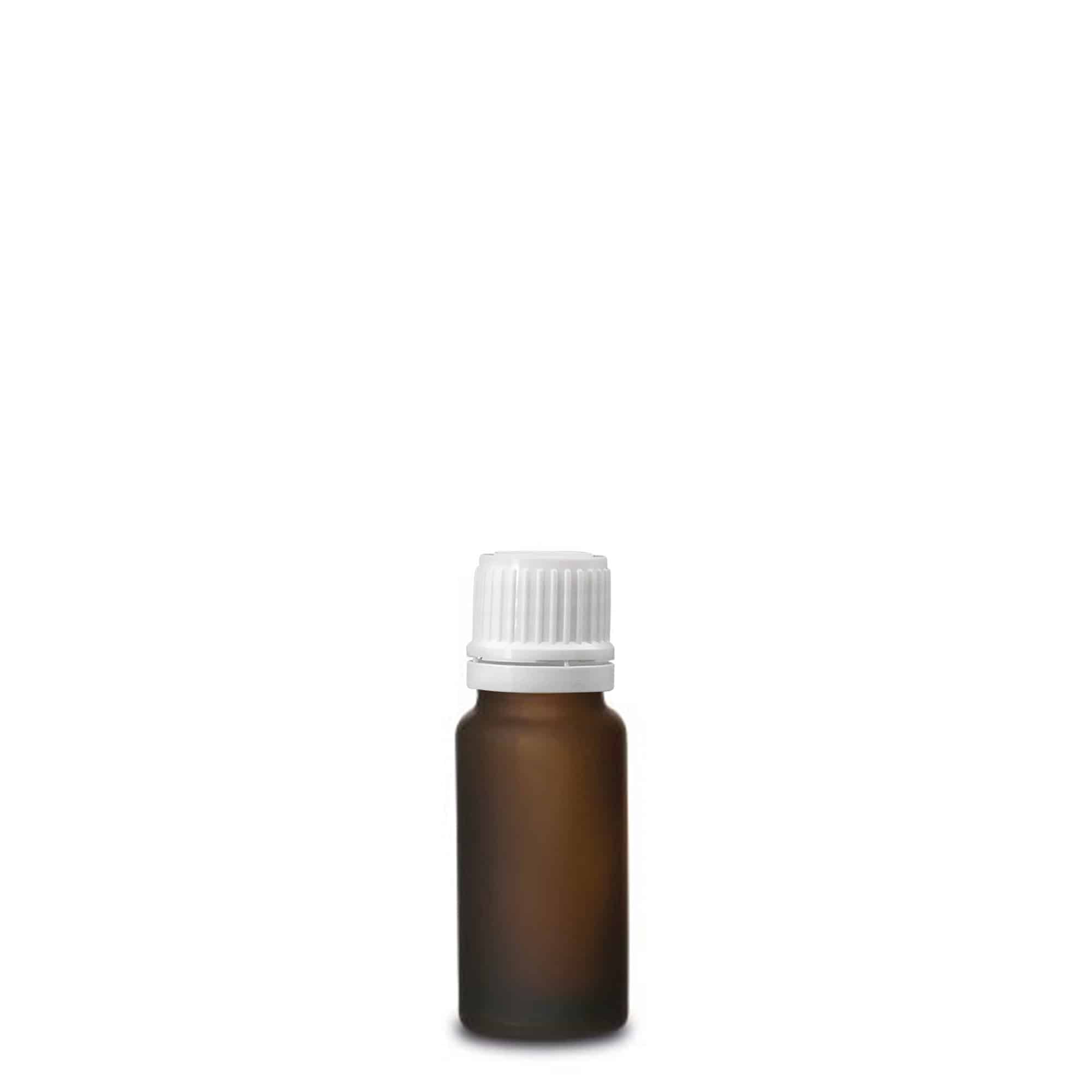 10 ml orvosi üveg, barna, mattított, nyílás: DIN 18