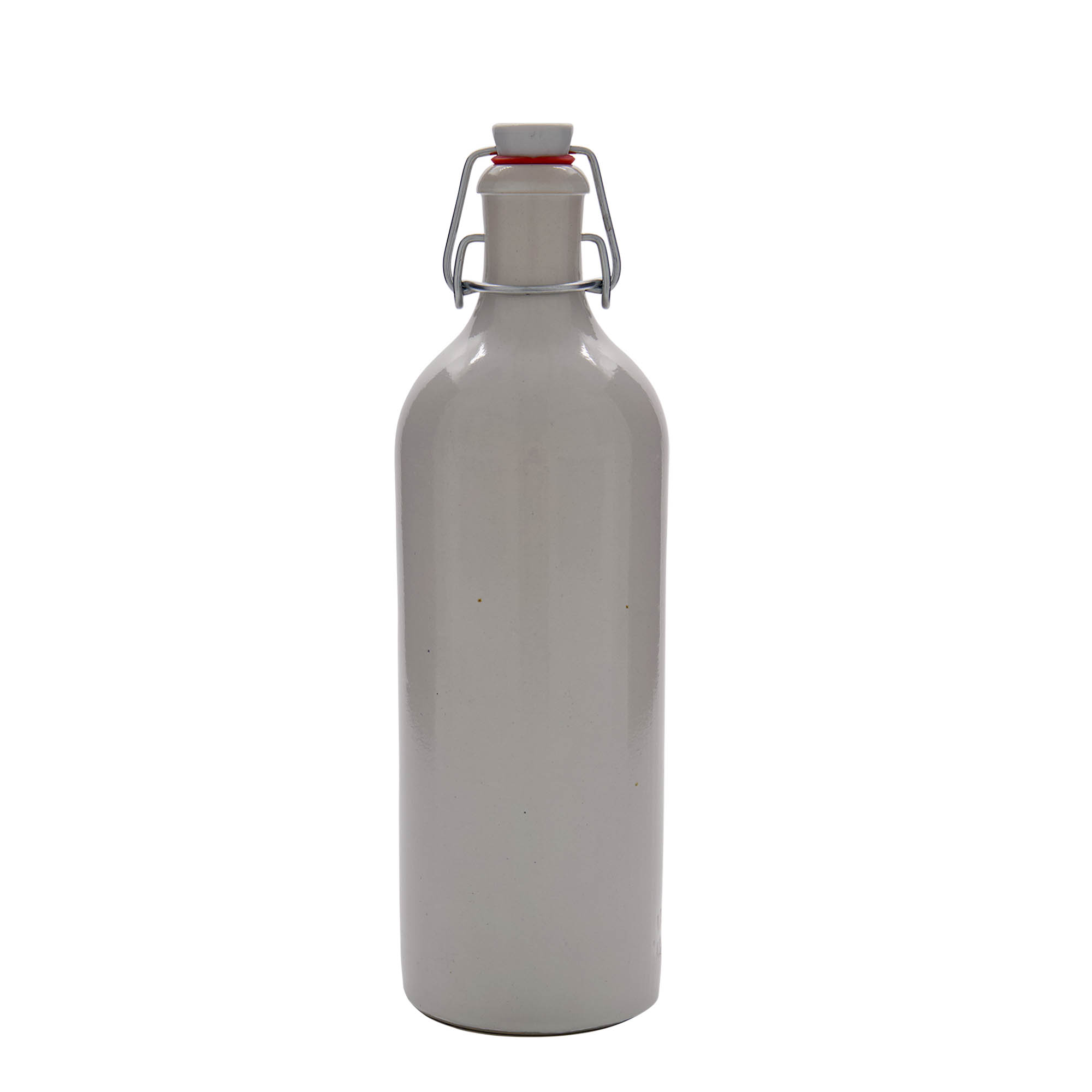 750 ml agyagedény, kőedény, fehér, nyílás: patentzár