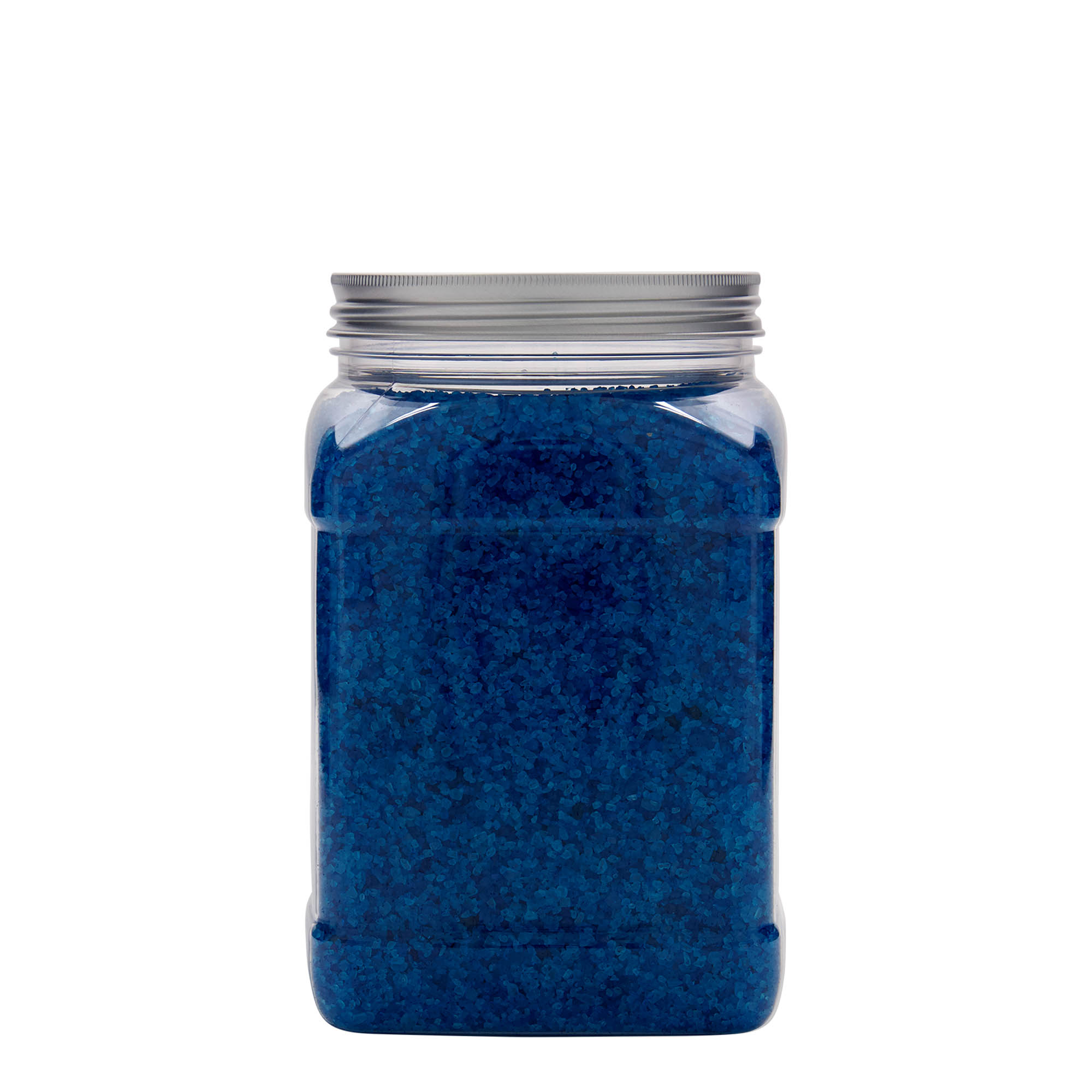 1.500 ml PET-doboz 'Dana', négyzet alakú, műanyag, nyílás: 100/400