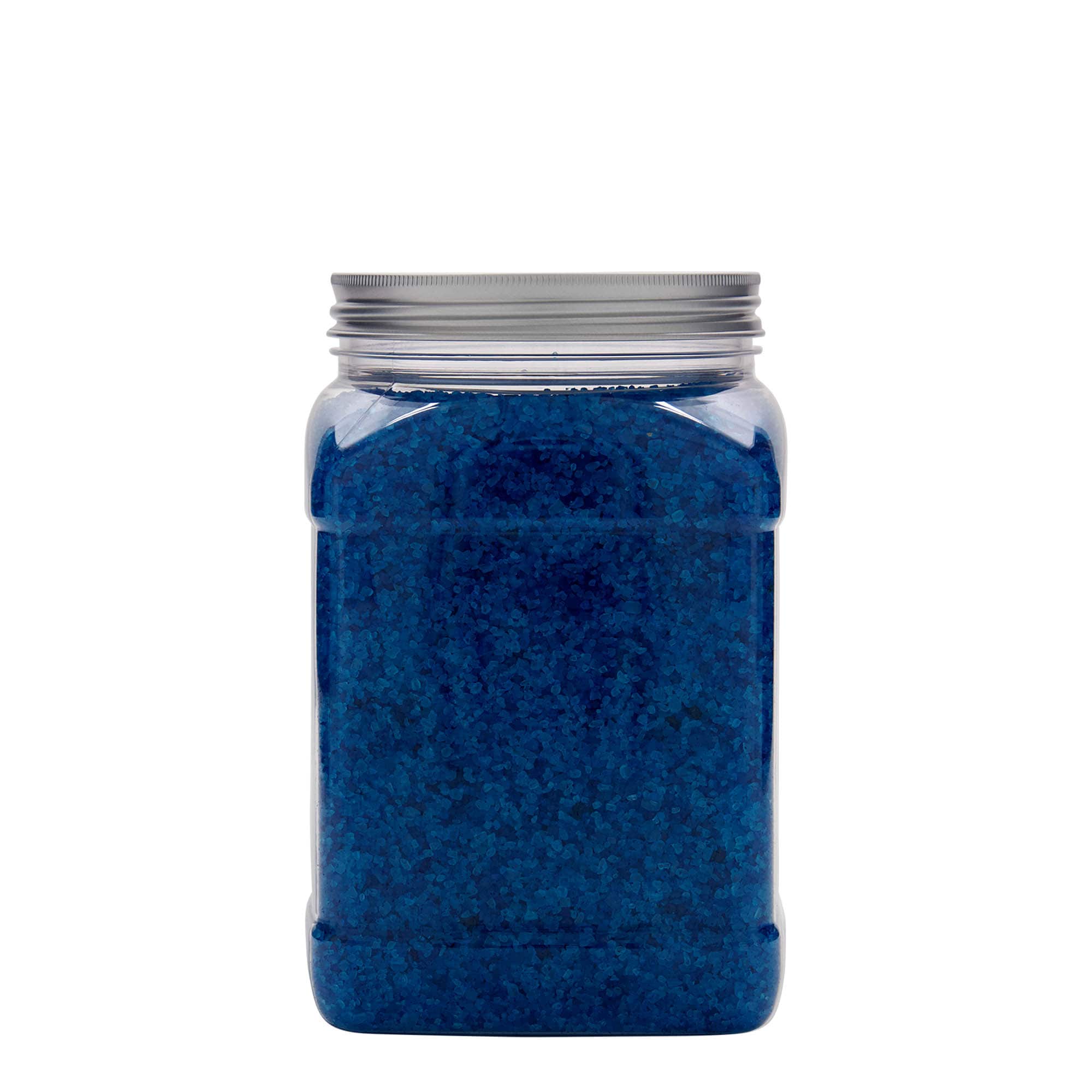 1.500 ml PET-doboz 'Dana', négyzet alakú, műanyag, nyílás: 100/400