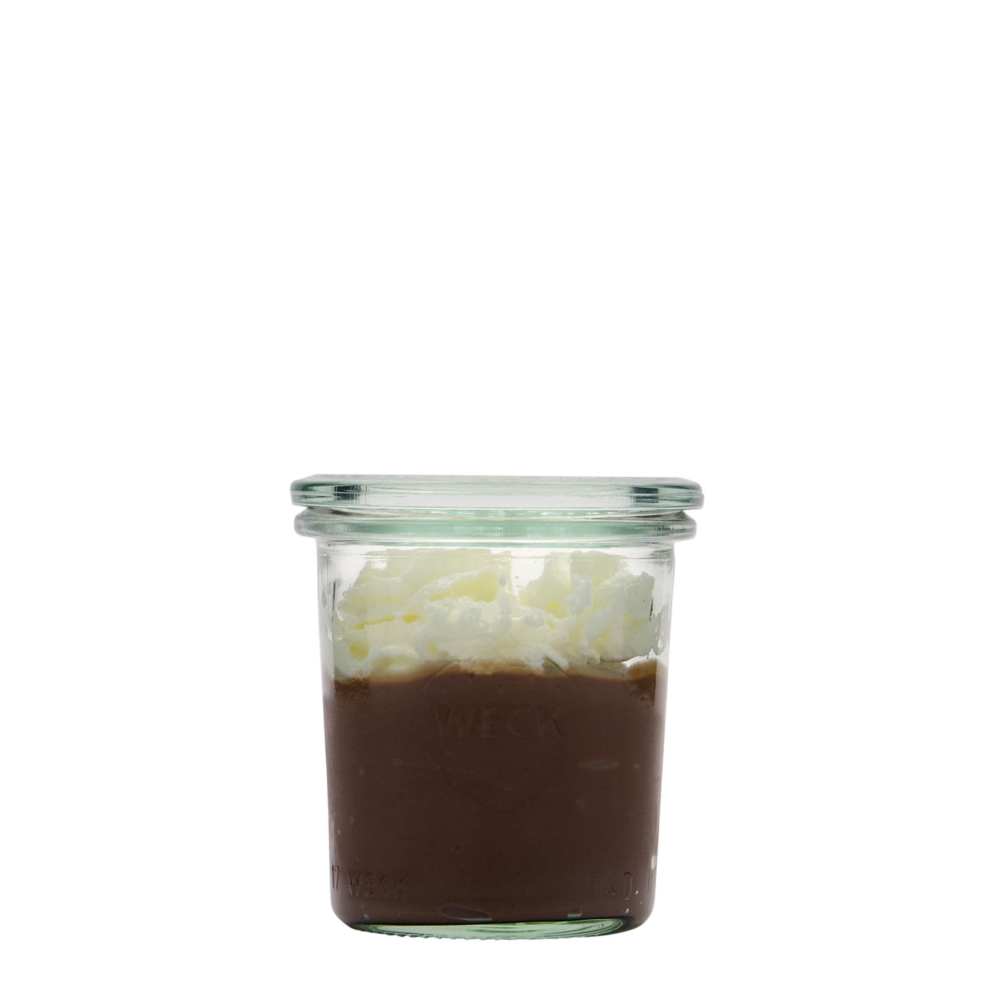 140 ml WECK-tölcsérüveg, nyílás: kerek perem
