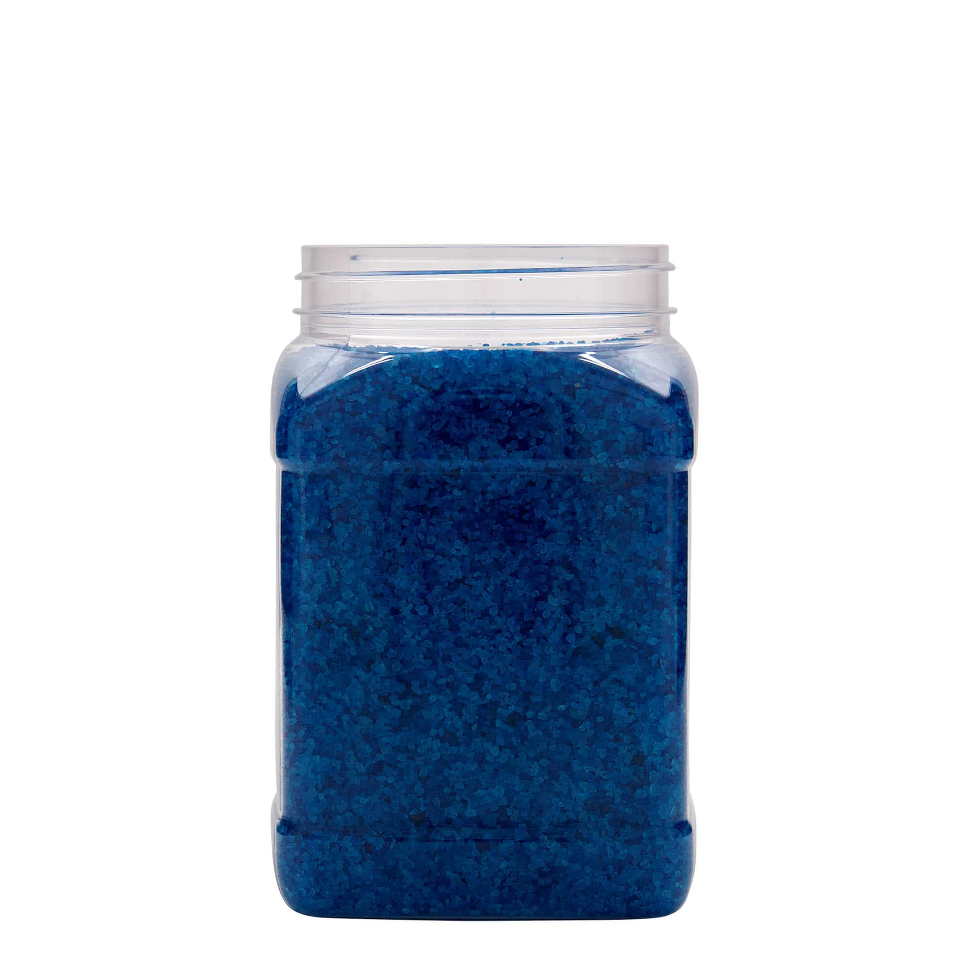 1500 ml-es PET-doboz 'Dana', négyzet alakú, műanyag, szájnyílás: 100/400