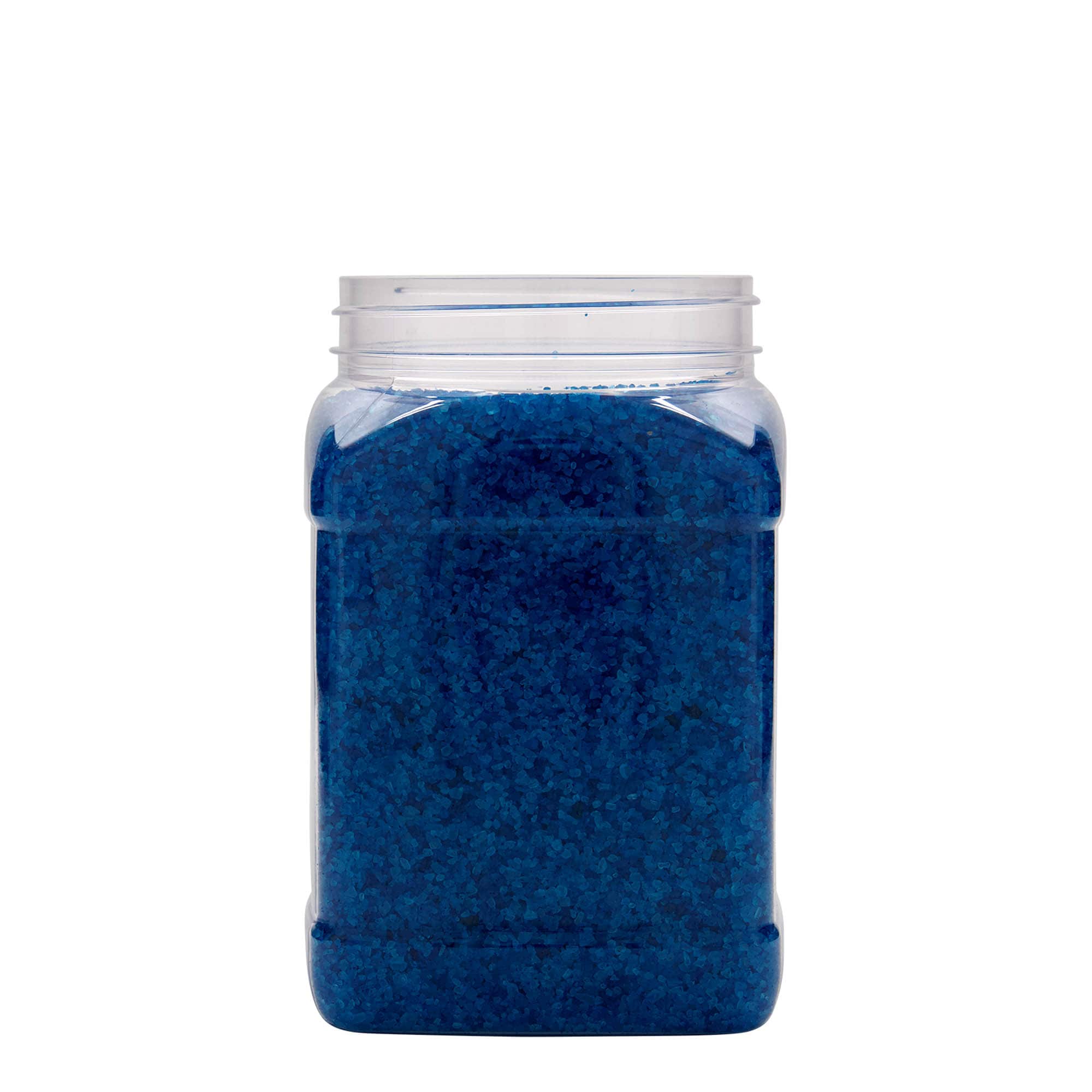 1.500 ml PET-doboz 'Dana', négyzet alakú, műanyag, nyílás: 100/400